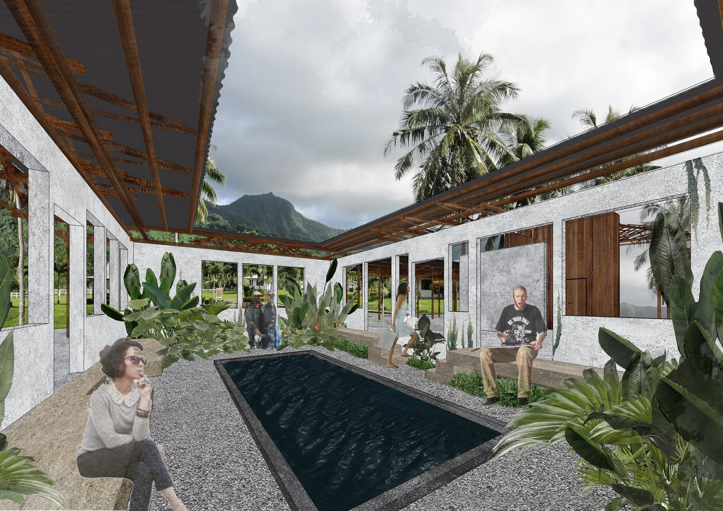 Community Partners: Poutasi Development Trust The Womens Community Centre, Poutasi, Falealili, Samoa - will provide education and employment opportunities for women and girls in Poutasi. We have been working closely with the Poutasi Women’s Committee to create a masterplan which reflects the spirit of the village.