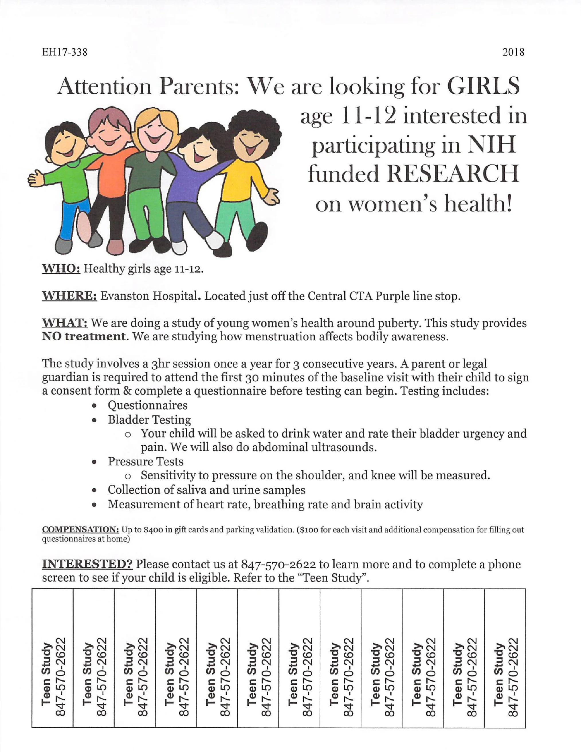 North Shore’s Center for Pelvic Health has a variety of clinical trials open to participants! Call (847) 570-2622 to find out more information on this study.