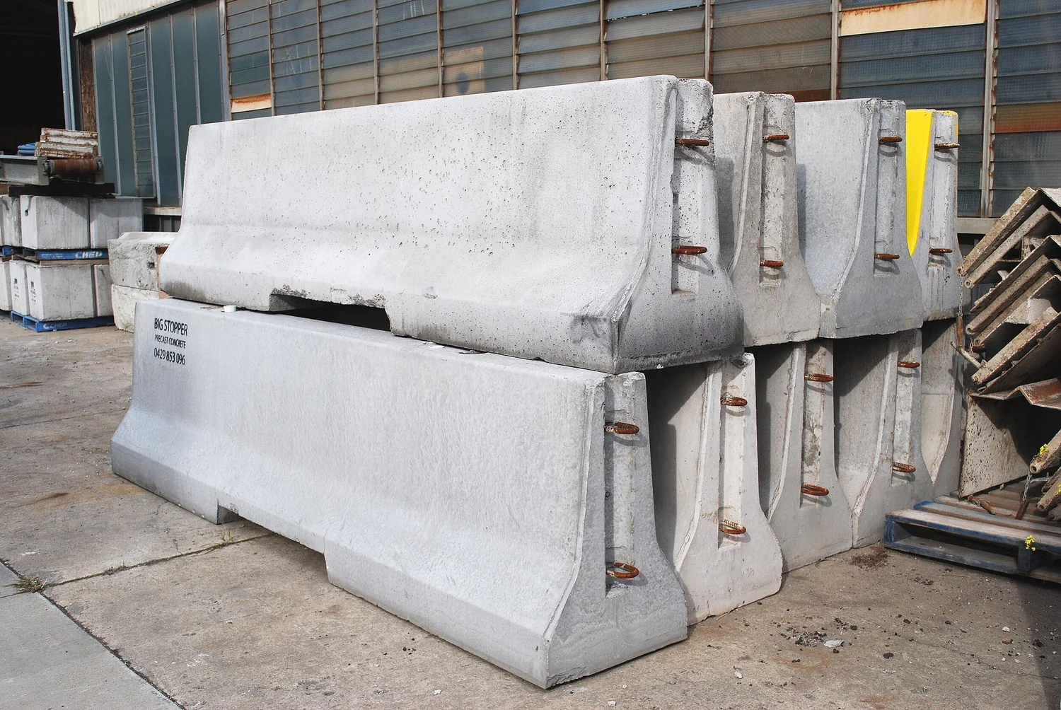 Hard Barier Road Barrier — Concrete Industrial Products