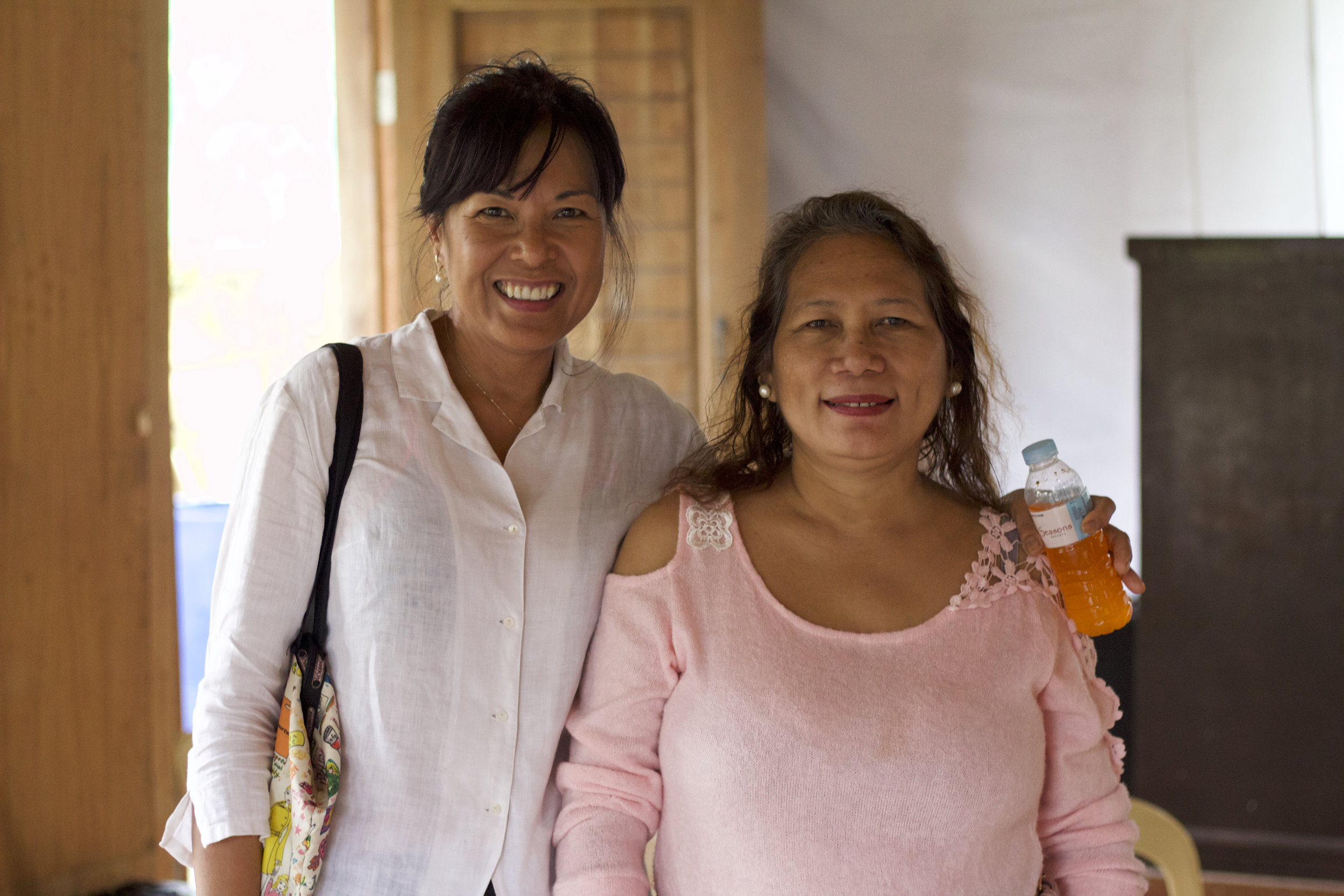  Grace Santos-Stutz has partnered with Pastor Marisa Familiara to provide education and medical and dental services to the Ati Village in Boracay 