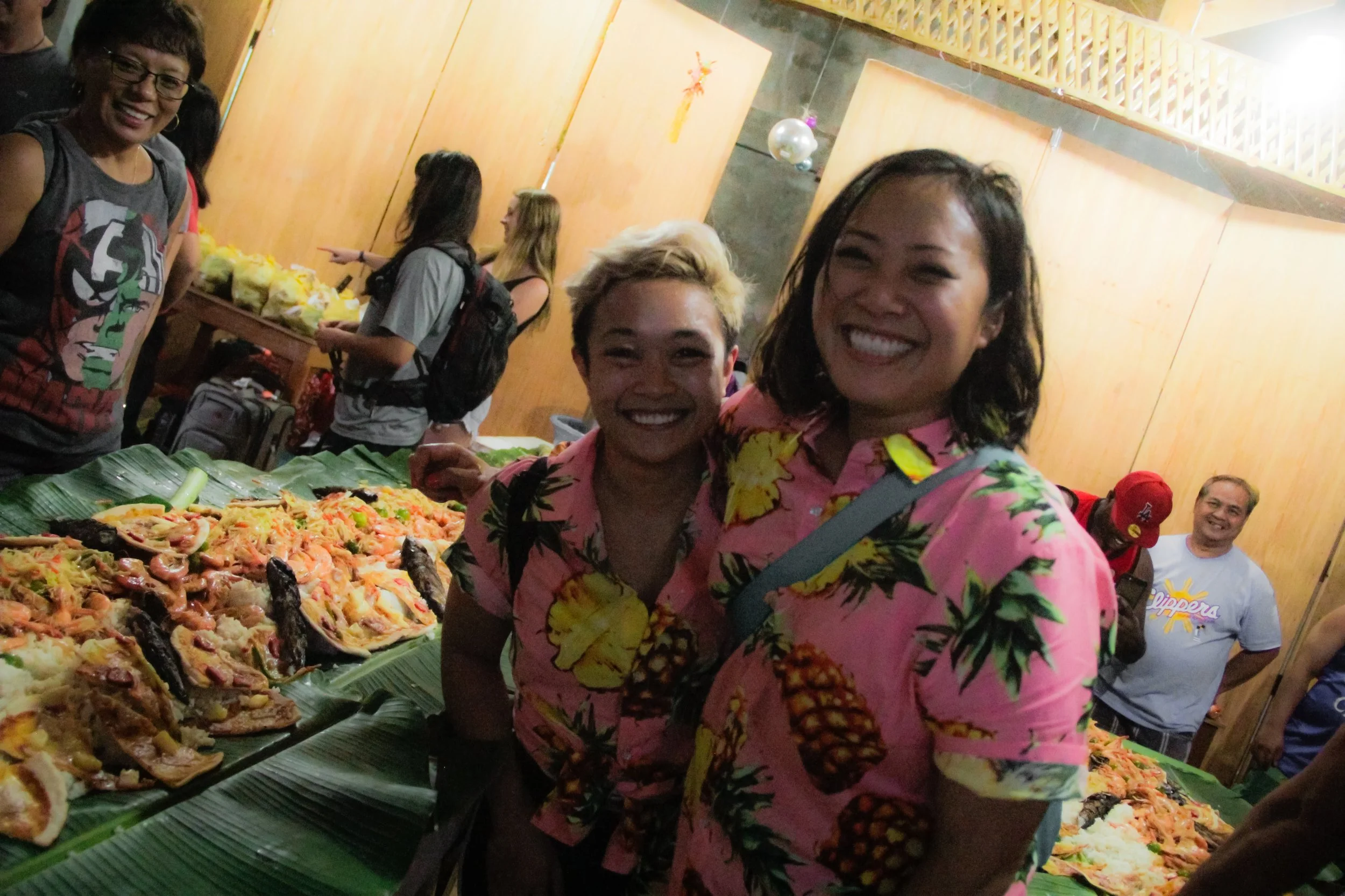 Our niece and award-winning Seattle chef, Melissa Miranda, went to market with sous chef Kristina to prepare the fresh meal for the village for New Year’s