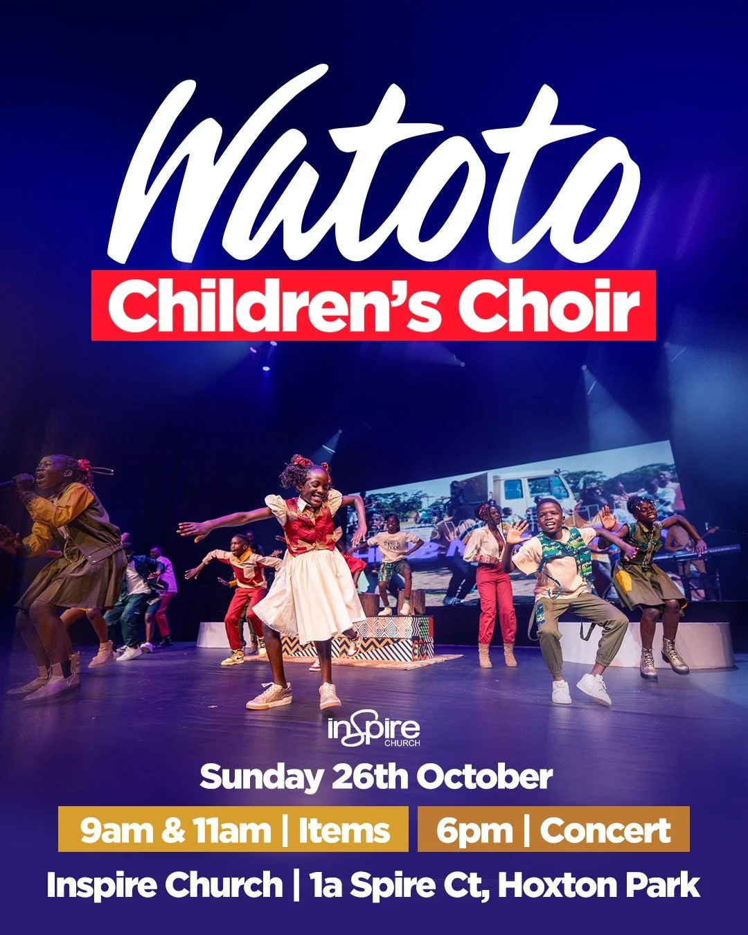 All the way from Uganda, East Africa, the Watoto Children&rsquo;s Choir is coming to Inspire Church to perform songs from their brand-new album, Better Days: There Is Hope. They&rsquo;ll also be sharing God&rsquo;s Word and their testimonies, making 