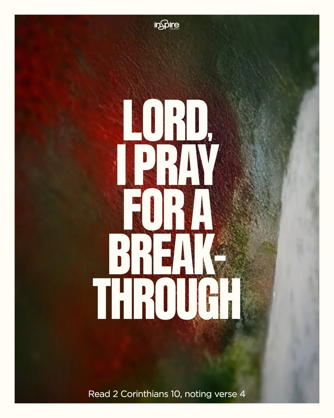 Day 5: Lord, I pray for a breakthrough
Let&rsquo;s stand in faith and ask God to remove obstacles and bring victory where we feel stuck.

Verse of the Day
 &ldquo;For the weapons of our warfare are not carnal but mighty in God for pulling down strong
