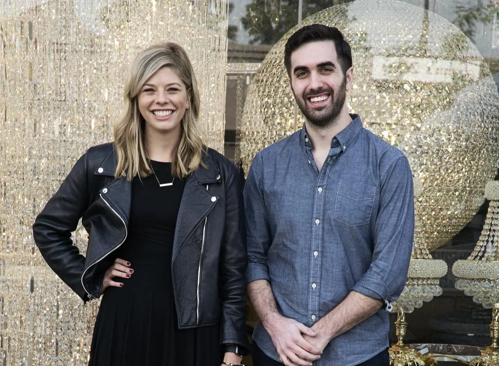 Megan O'Connor and Sam Gimbel, co-founders of Clark