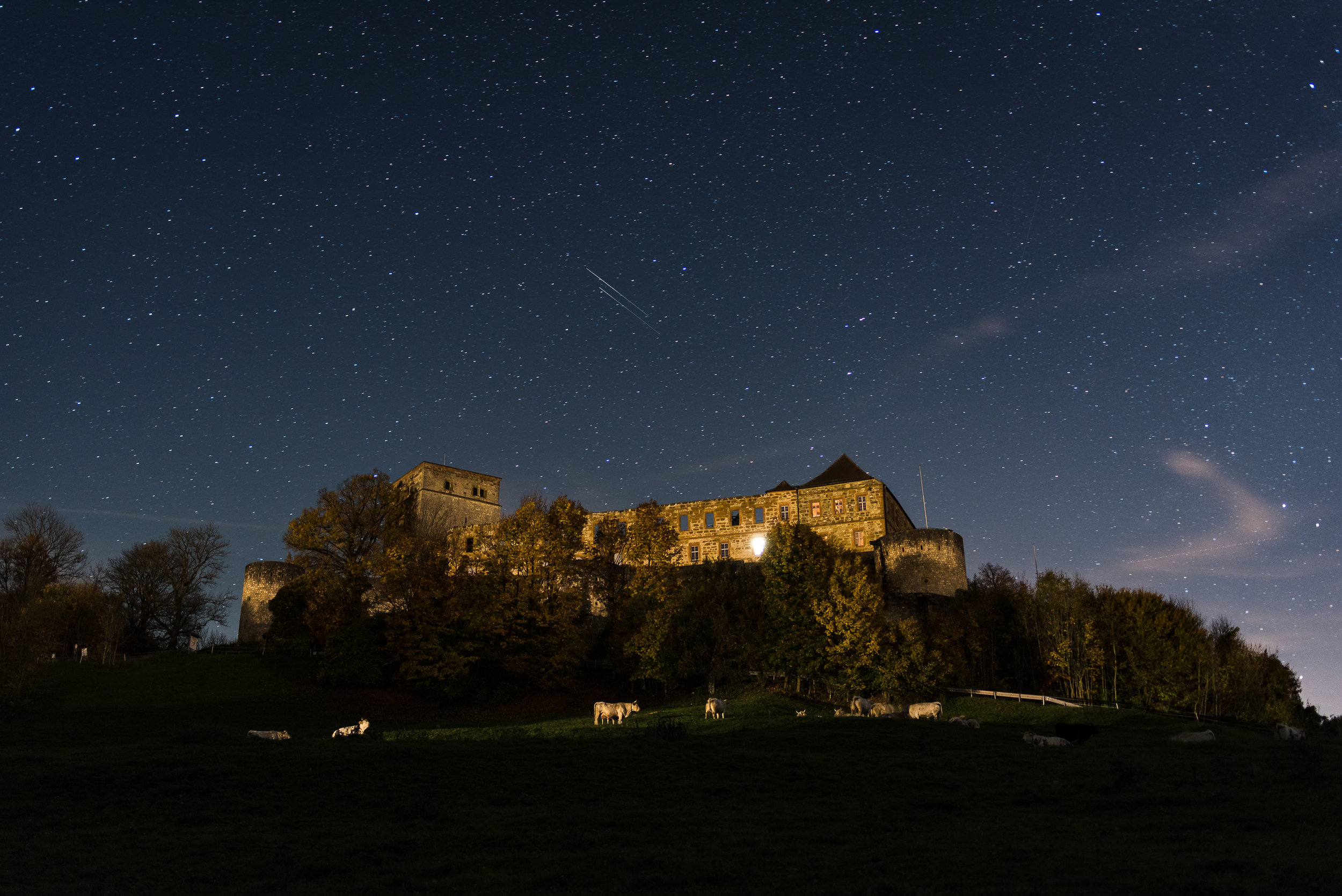Giechburg bei Nacht - Starry Sky