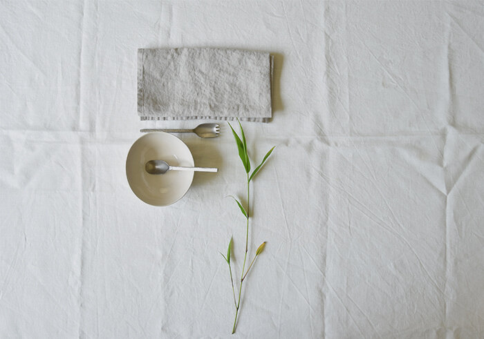 mini bol para aperitivos en color blanco