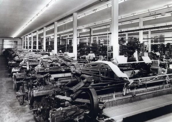 Saal in der Neuen Weberei in Thüringen Foto um 1950 (Risch-Lau) zur Verfügung gestellt von Georg Kastner