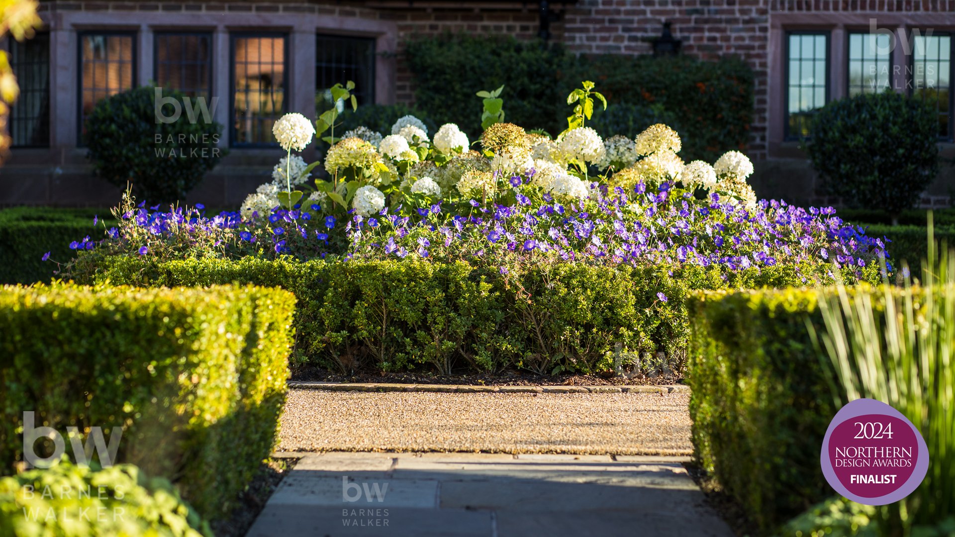 It's Northern Design Awards week and we're looking forward to attending the ceremony in Liverpool this evening. 

Our project in the category of Commercial Landscape is Merrydale Manor, Merrydale Manor is a highly successful wedding venue in Cheshire