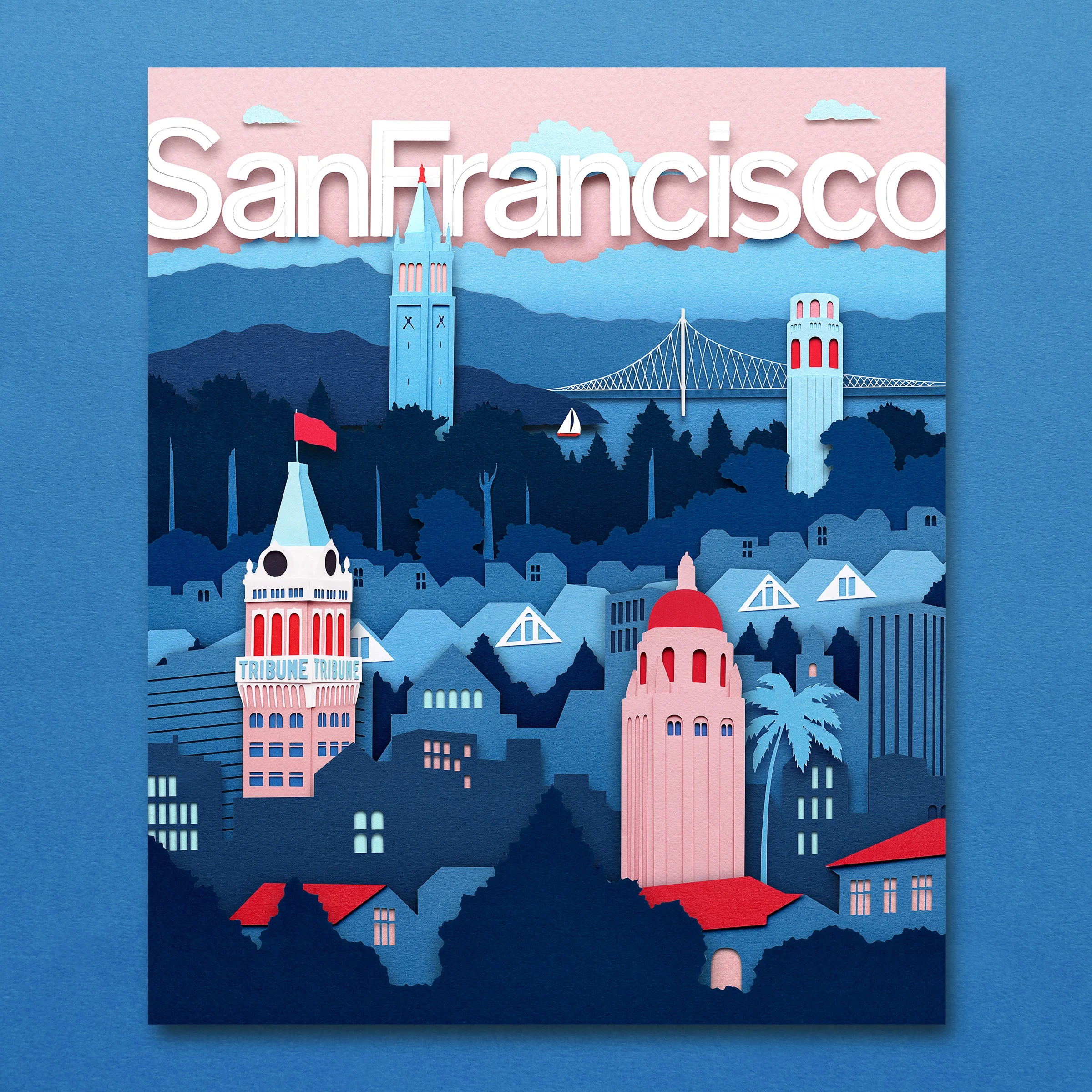 San Francisco Magazine Cover Illustration