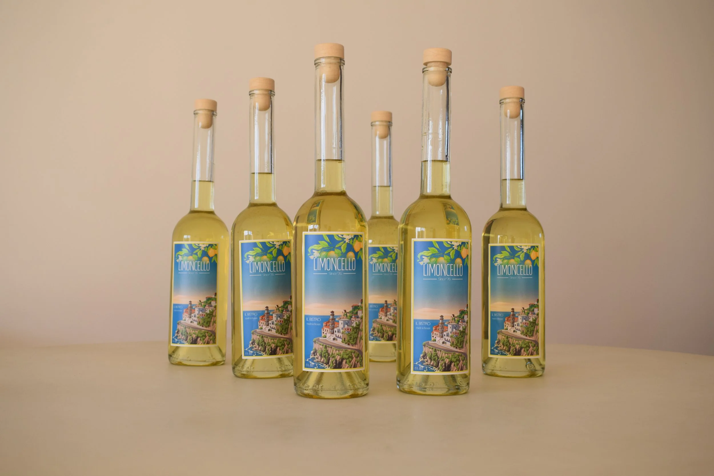  Homemade bottles of Limoncello sold in house 