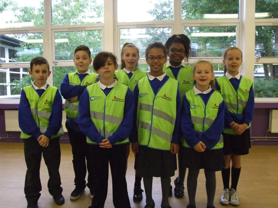 Meet our Urban Crew! These children from Year 5 work hard to keep our school safe and eco-conscious! They are working towards their first qualification!