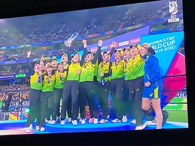 Good day for for a Women&rsquo;s final supported by the biggest crowd attending women&rsquo;s sporting event! #happyinternationalwomensday