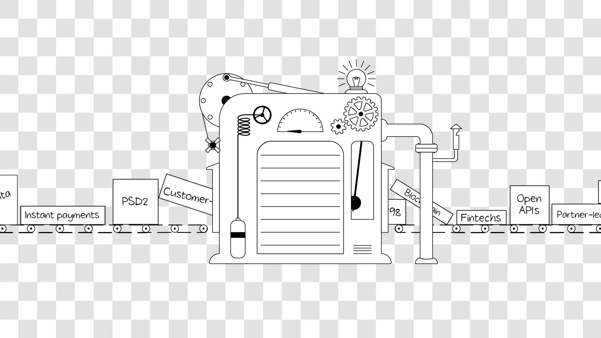 Vektoriserad illustration av handritat original.