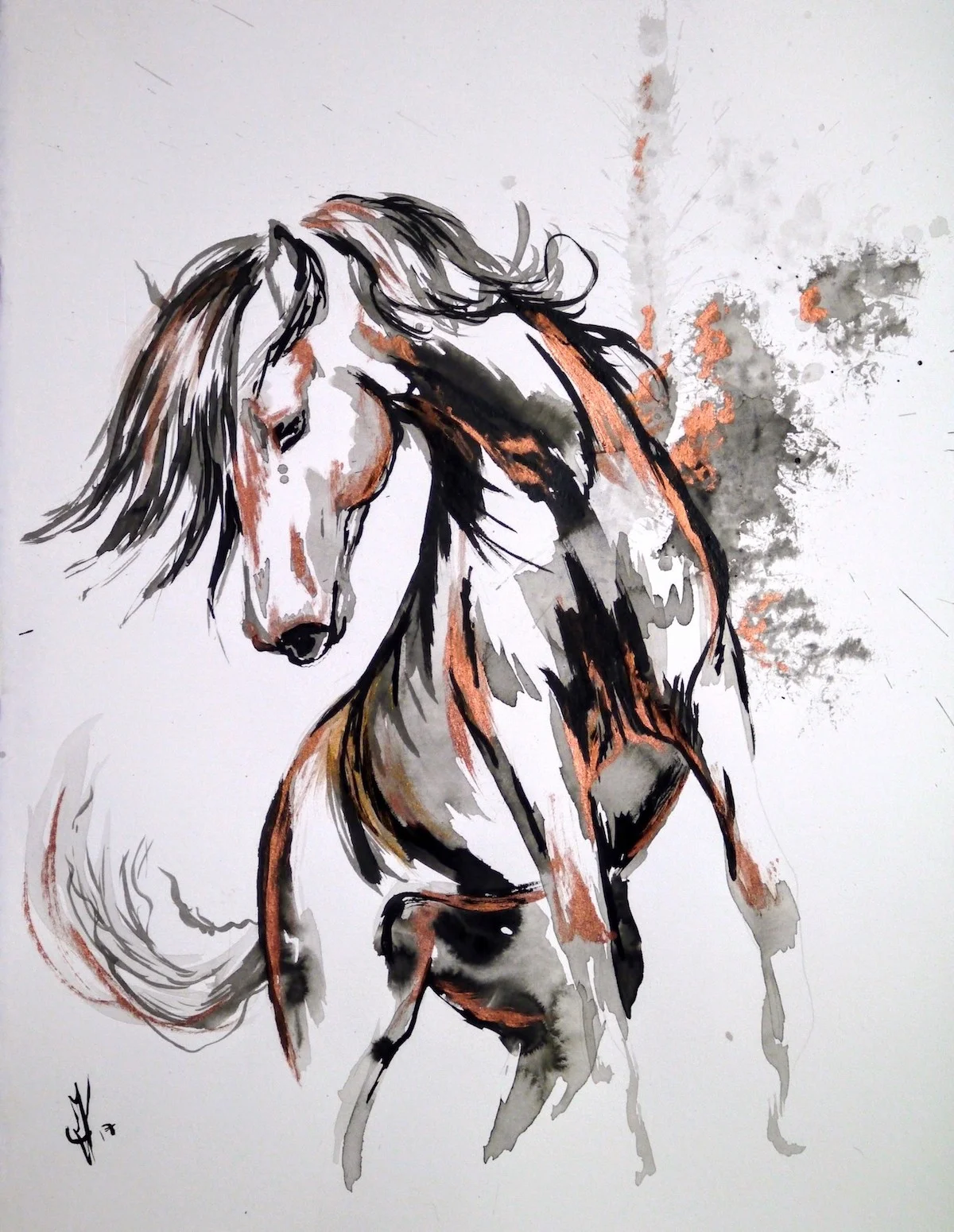 Under the dust horse ink.jpg