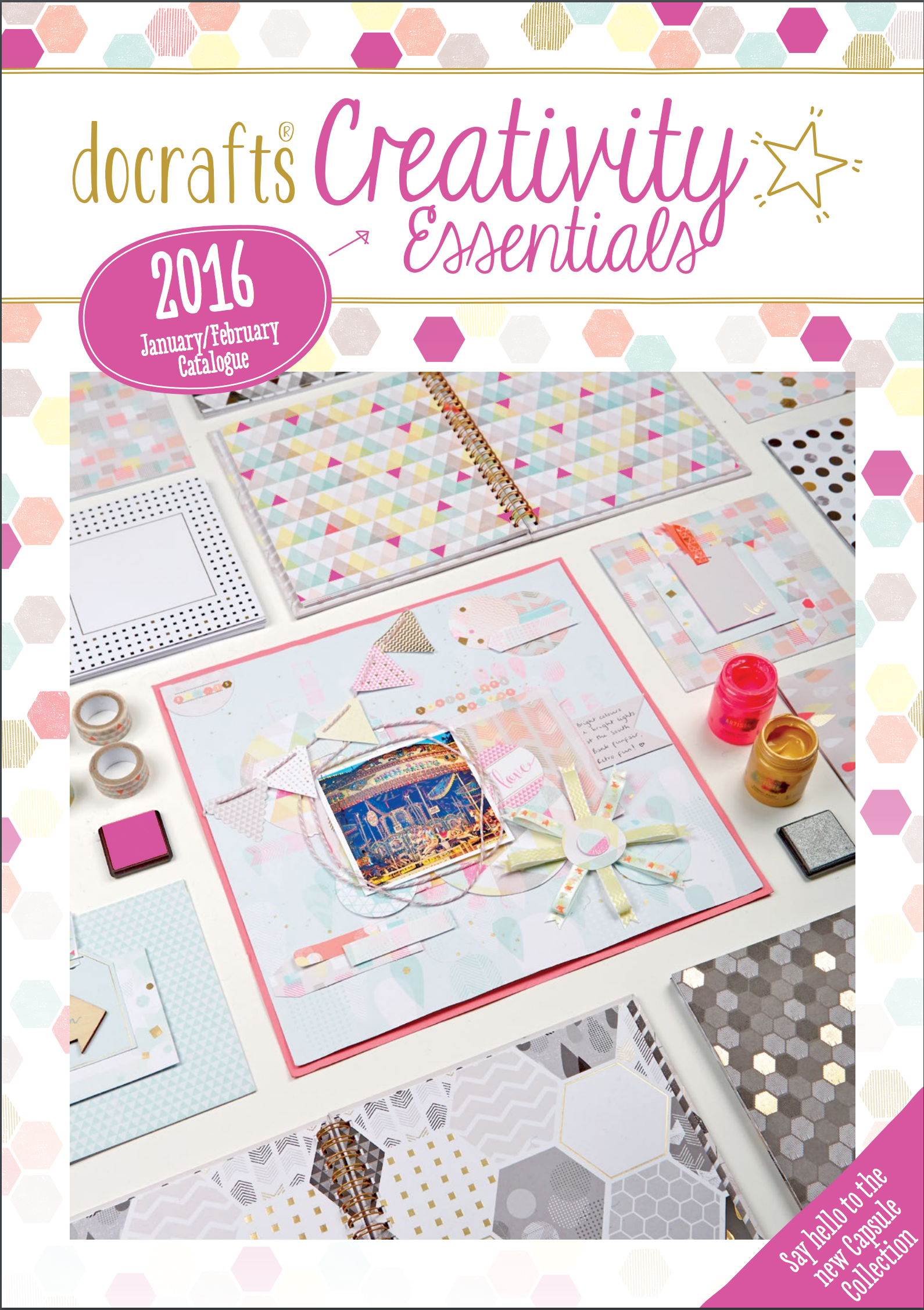 Editor, Creativity Essentials: Docrafts' bi-monthly trade catalogue. Editorial development, creative concepts, including custom print solution
