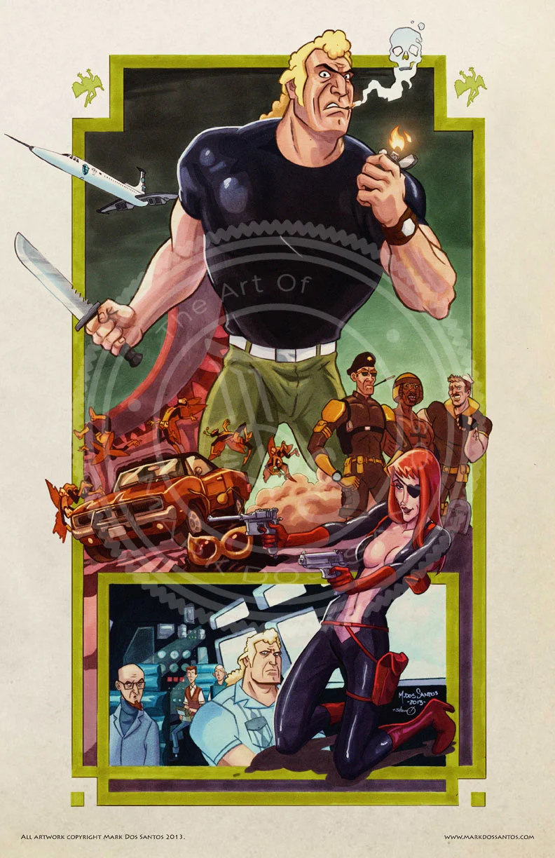 THE VENTURE BROS: BROCK SAMSON (The Swedish Murder Machine)