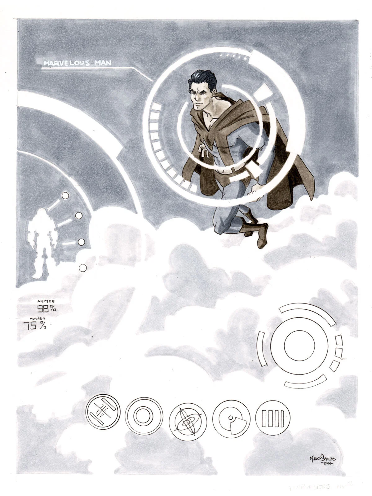 INTERIOR BOOK ILLUSTRATION-A Hero by Any Other Name