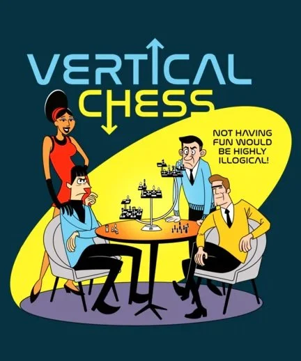 SHIRT DESIGN-VERTICAL CHESS