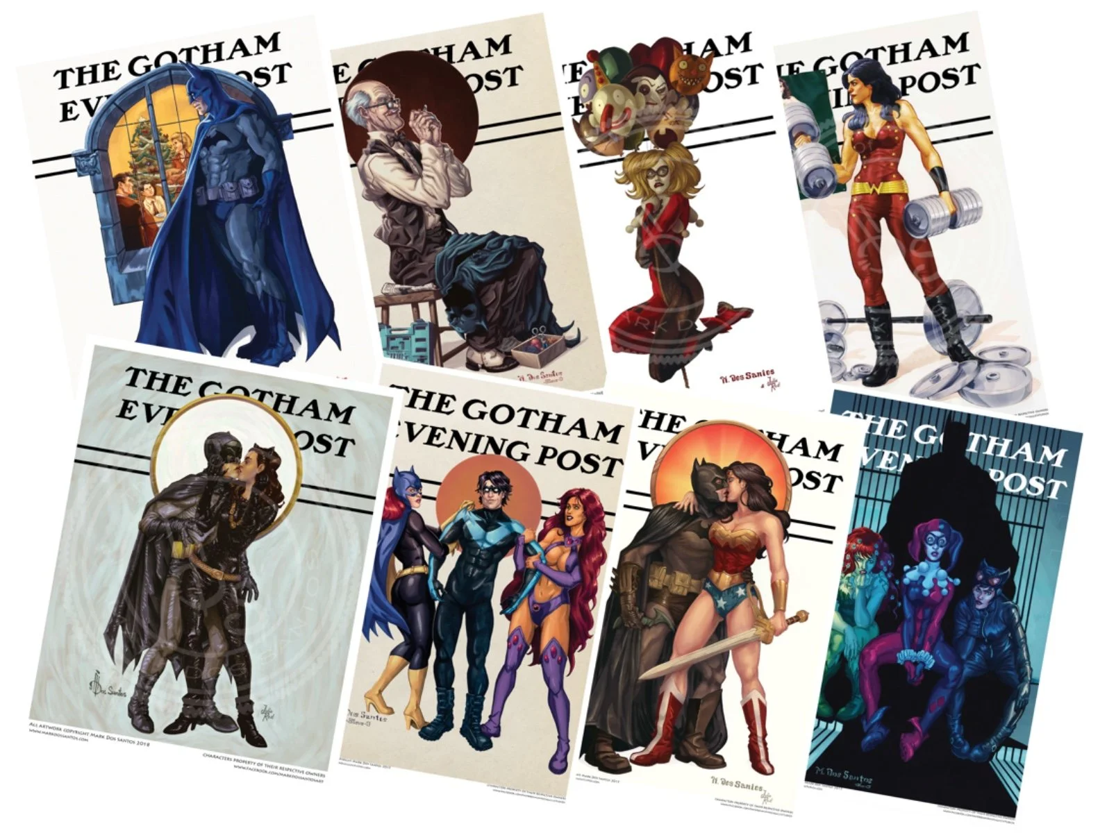The Gotham Evening Post 8-Print Collection