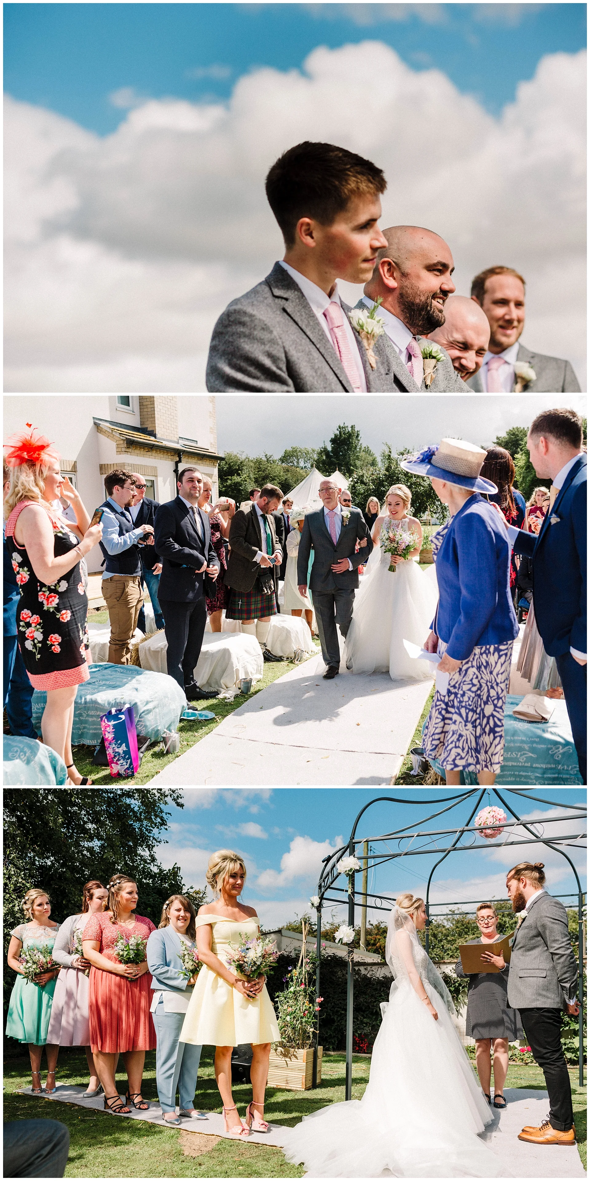 a couple getting married in the garden in leeds.jpg