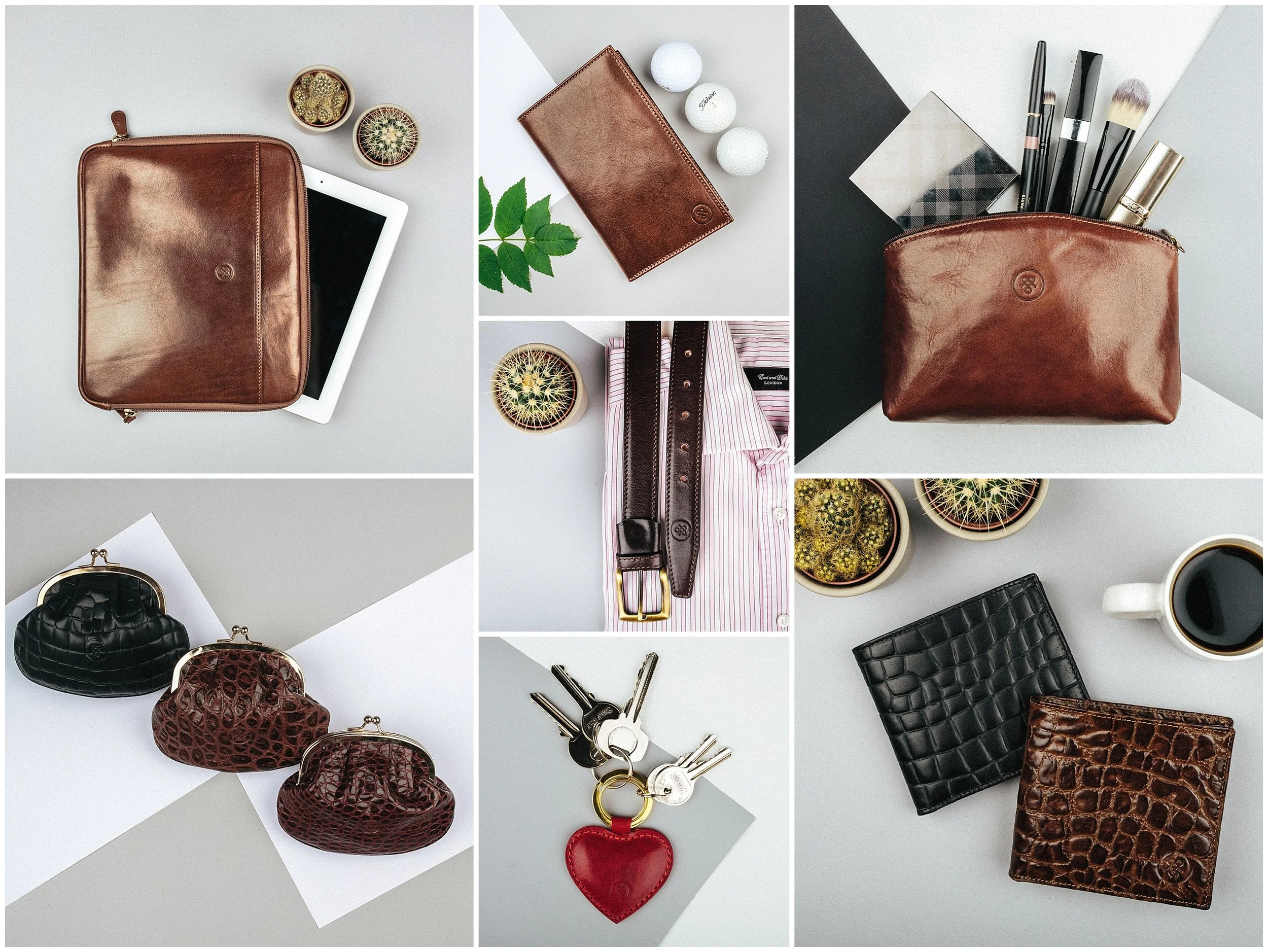 Product photography for Maxwell Scott