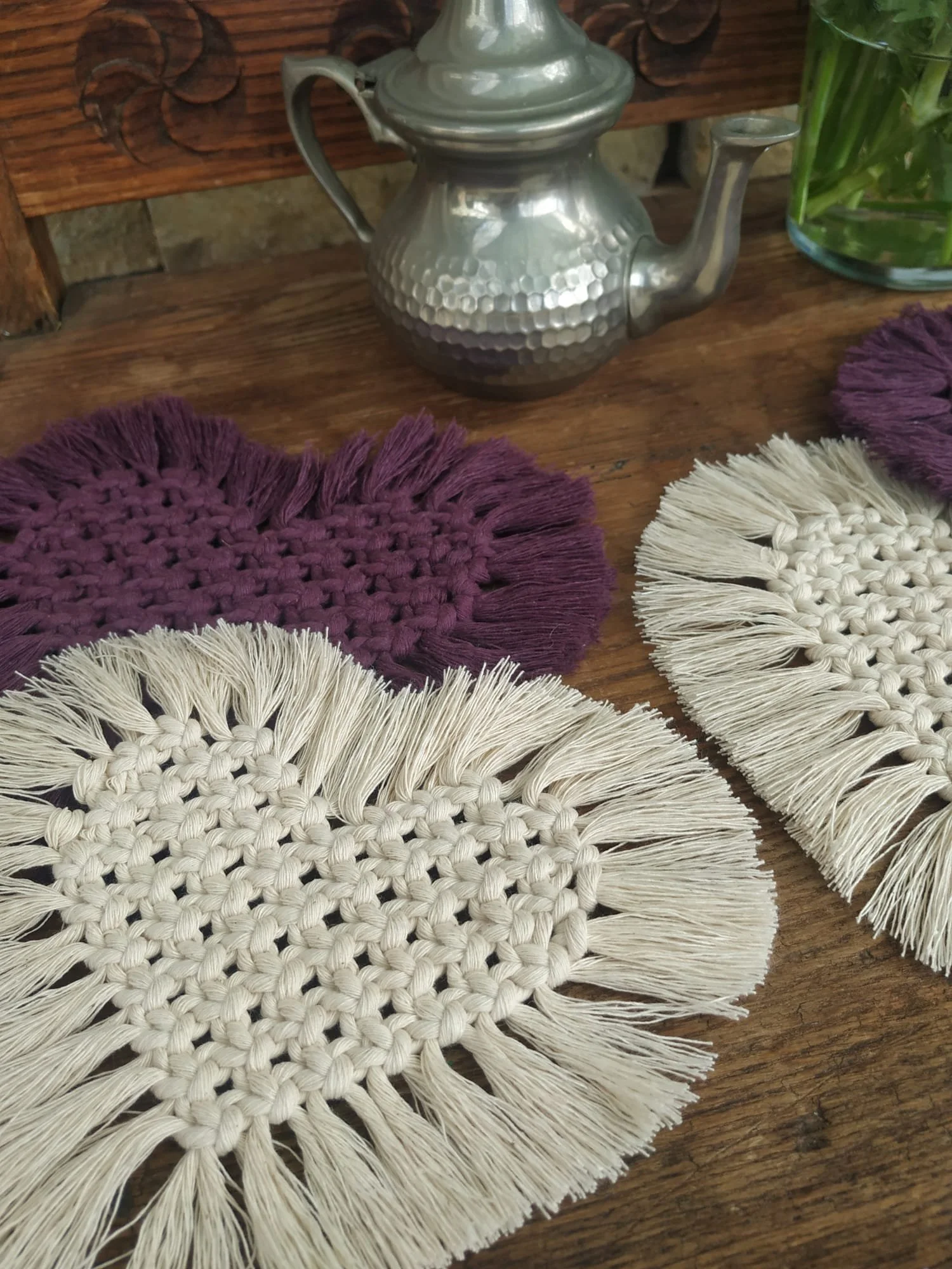 SECRETIA MACRAMÉ COASTER