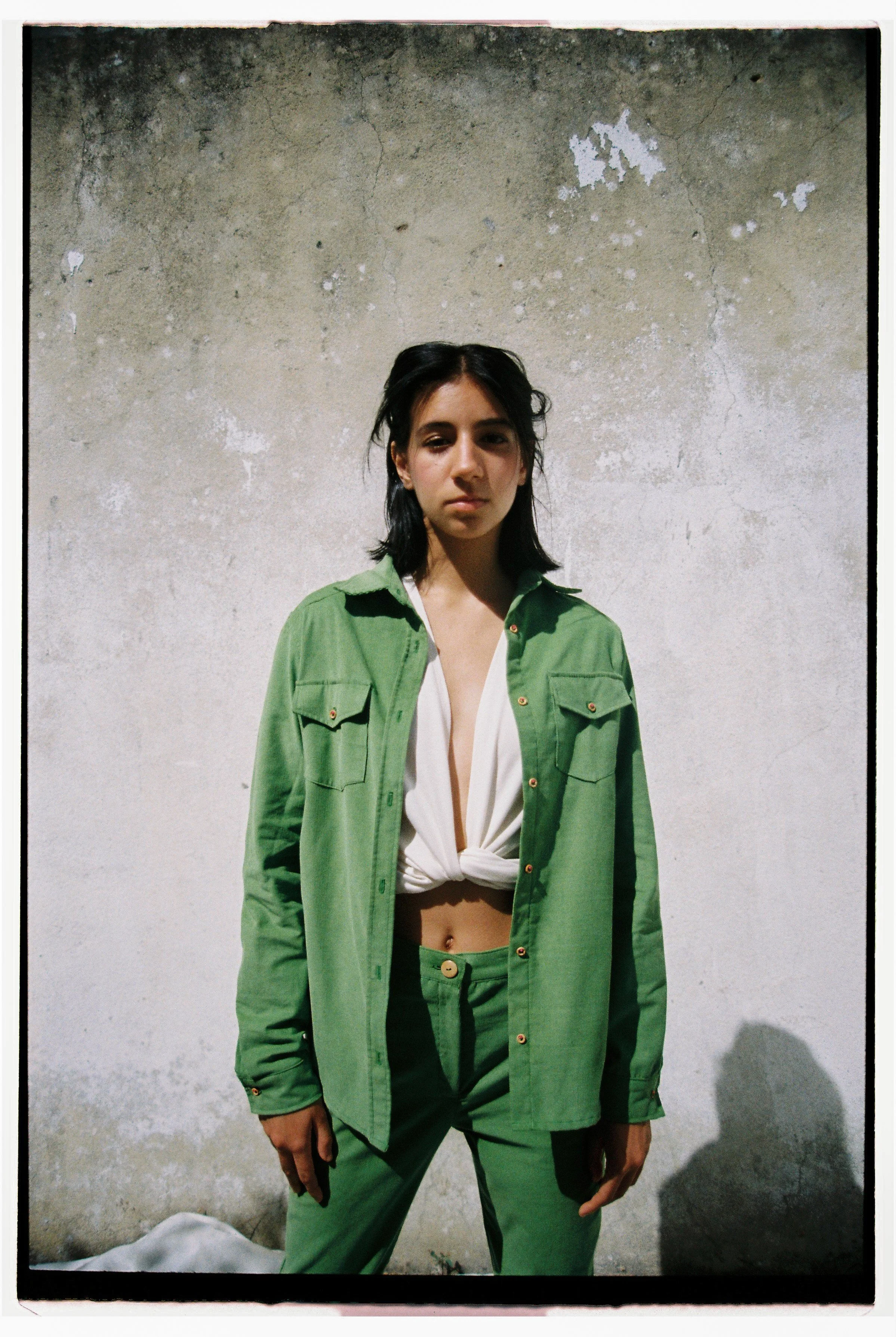 SCHEERI SHIRT - GREEN — SIZ