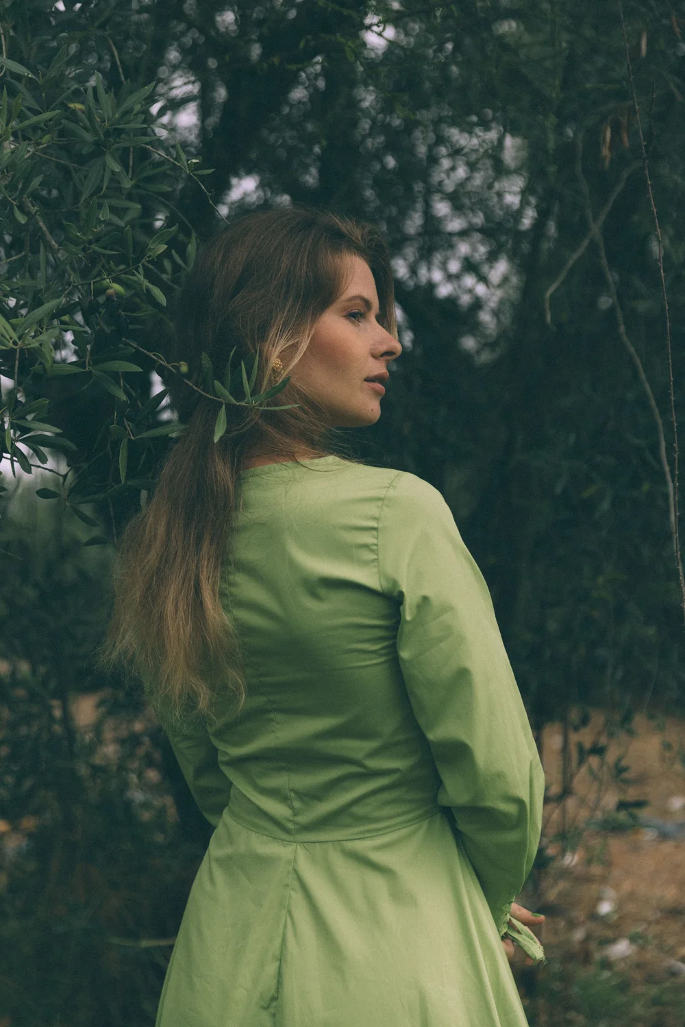 green emerald velvet dress Spring To Summer Lime Green Dress – SheLikesBVI.com main image 1