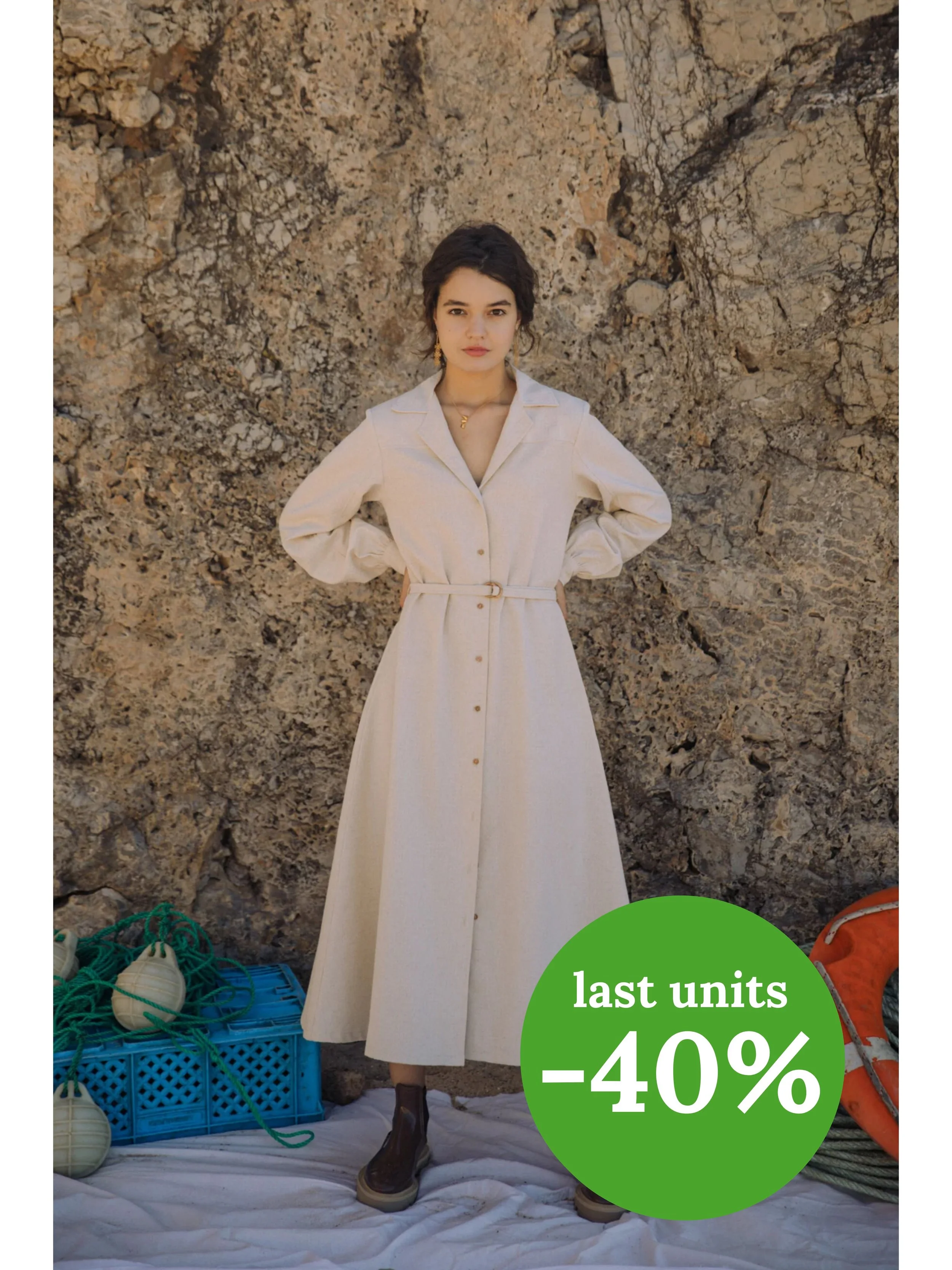 LINEN ANADYR DRESS