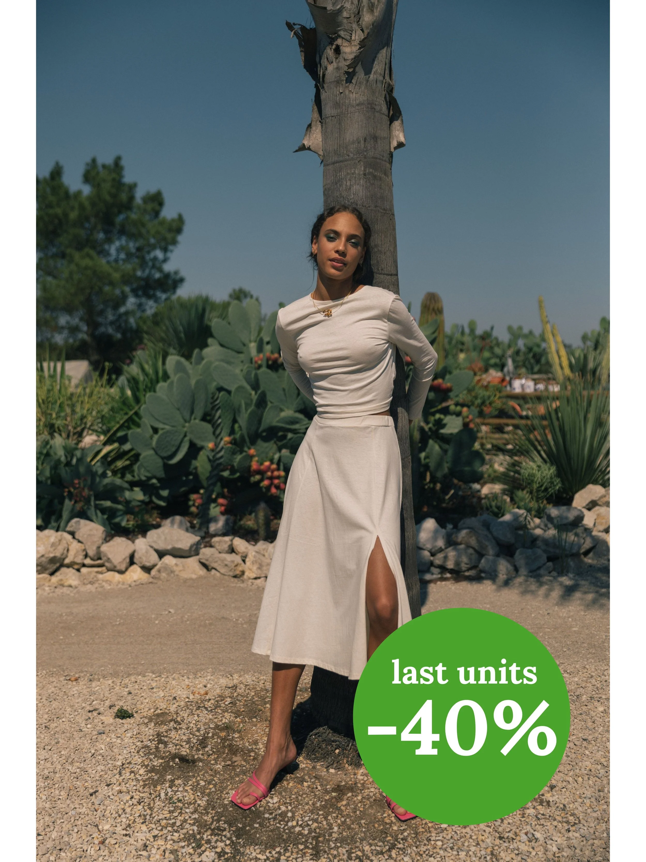DUVALIA SKIRT - ECRU
