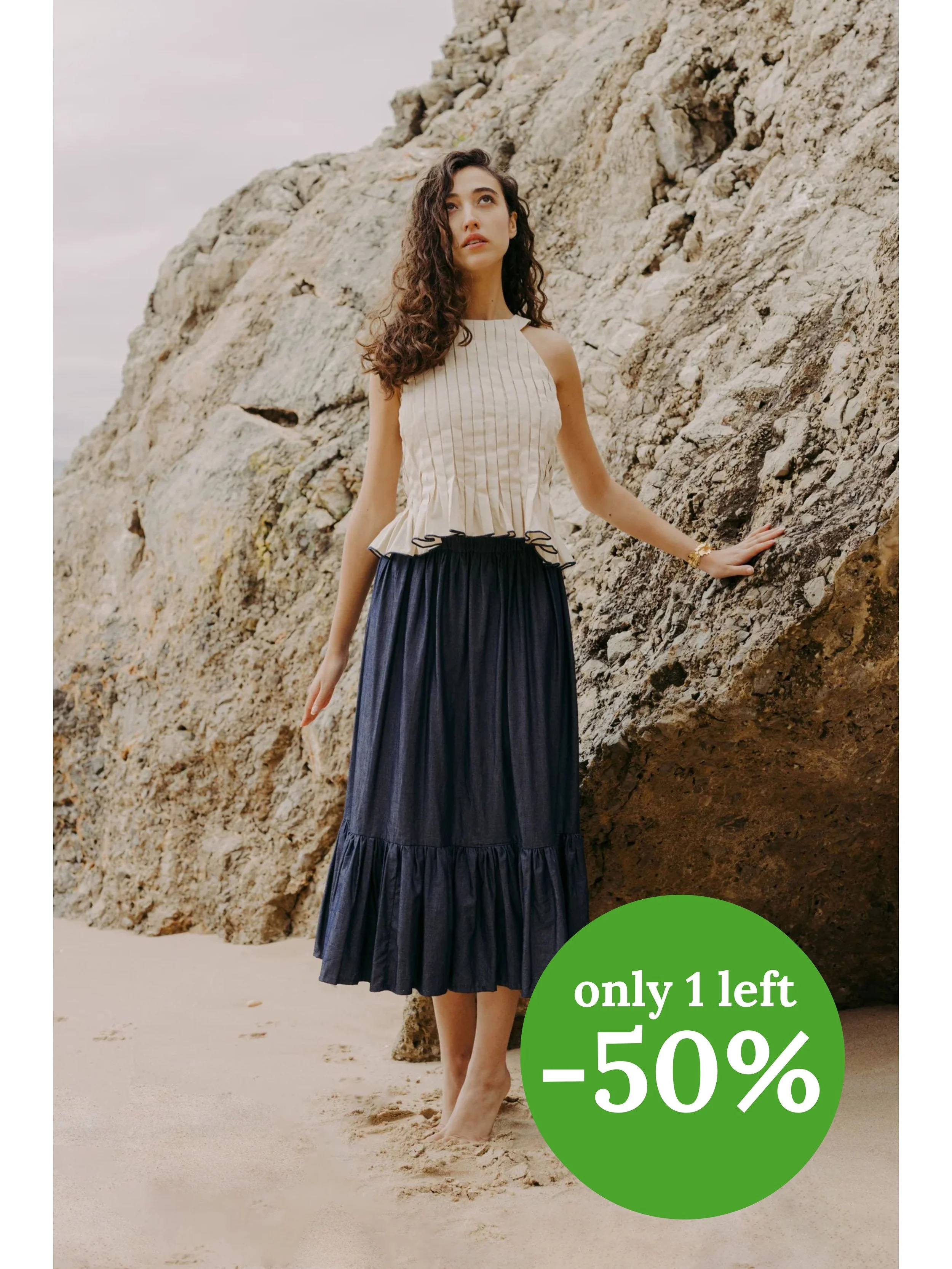 BELIZE SKIRT - DENIM