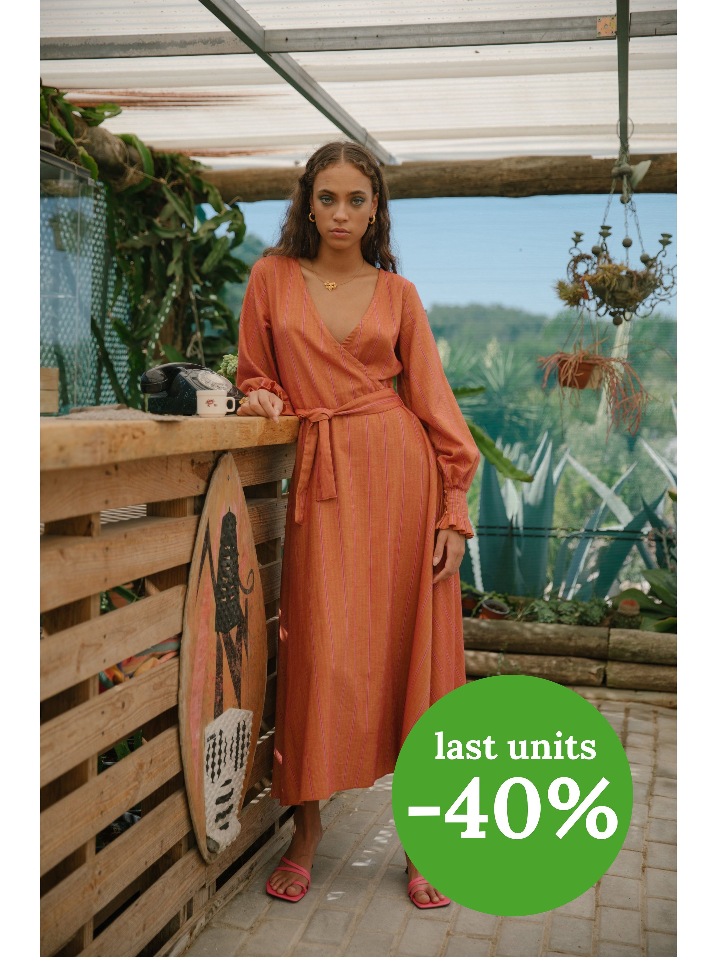 CELSIANA DRESS - ORANGE