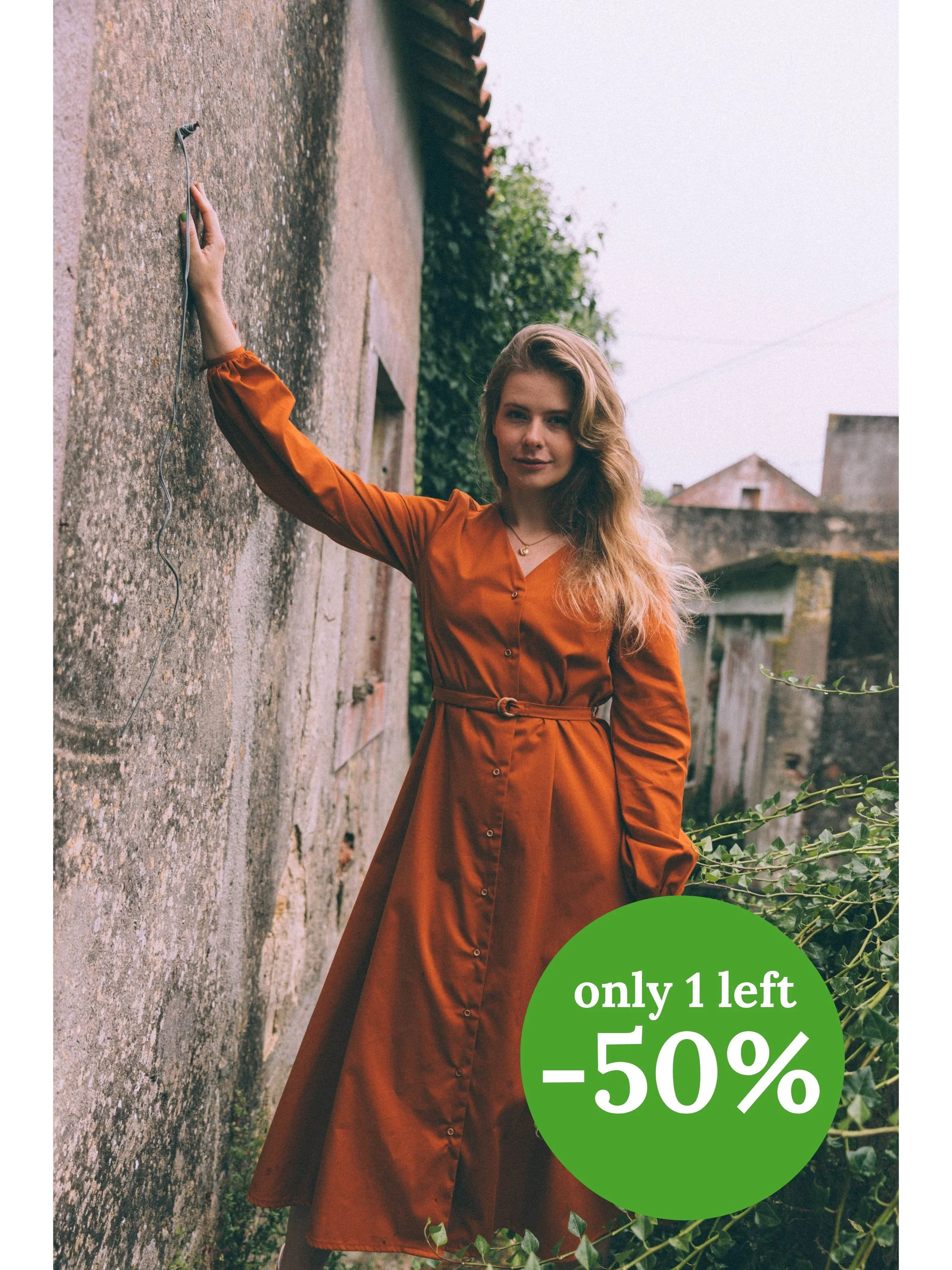 ENOKI DRESS - ORANGE