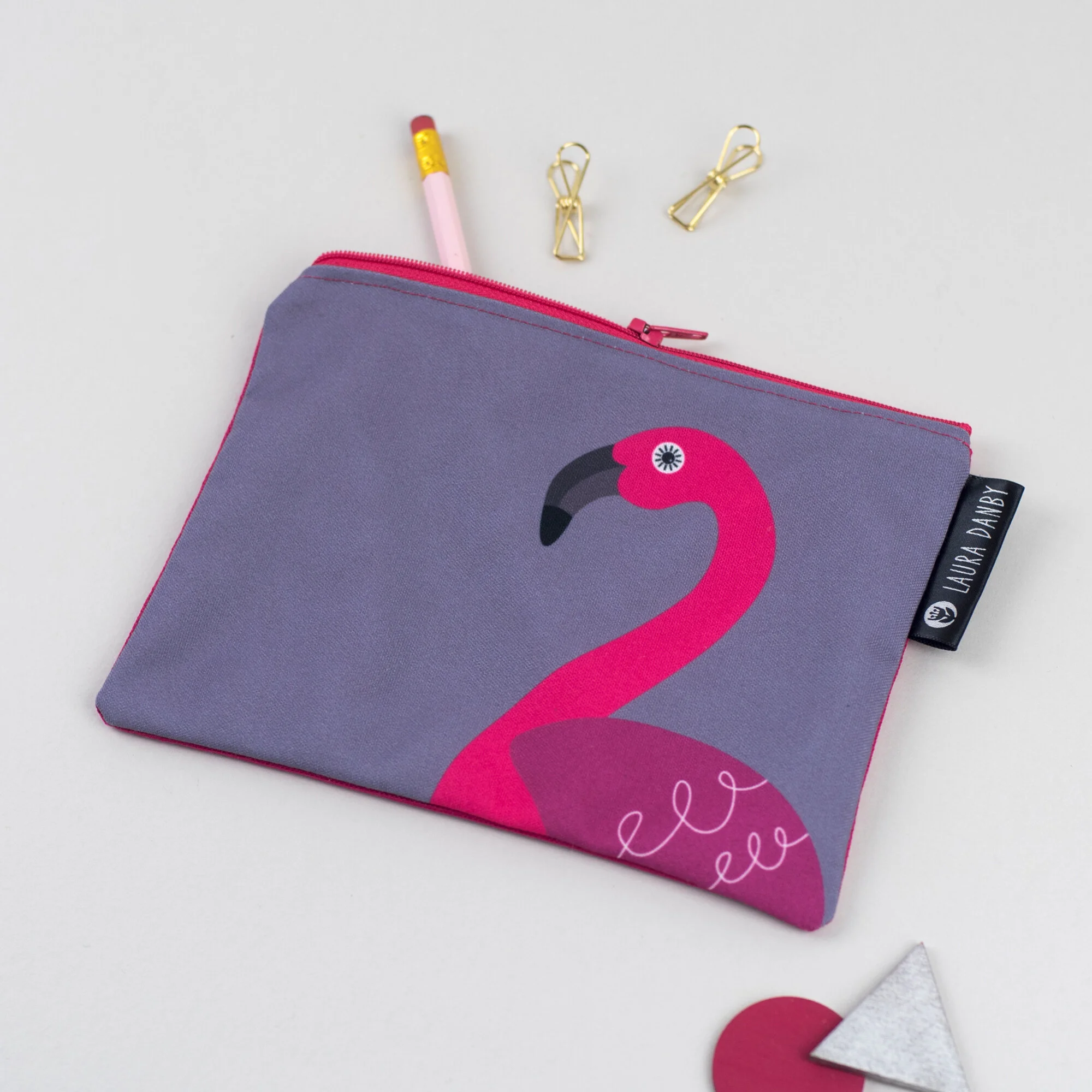 flamingo purse