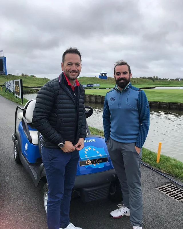 Pre Match at Le Golf National @ygtrory &amp; Nick Dougherty from Sky Sports 🏌️&zwj;♂️🏌️&zwj;♂️ #WeAreYGT #TeamYGT