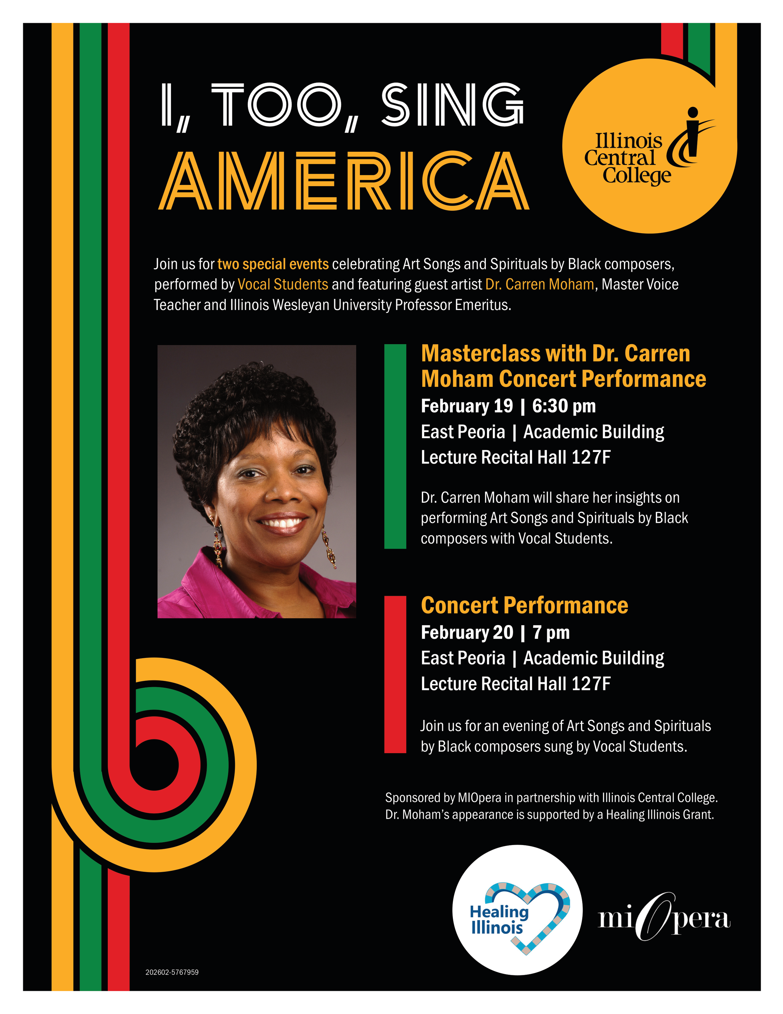 I, Too, Sing America: A Concert of Art Songs and Spirituals by Black Composers