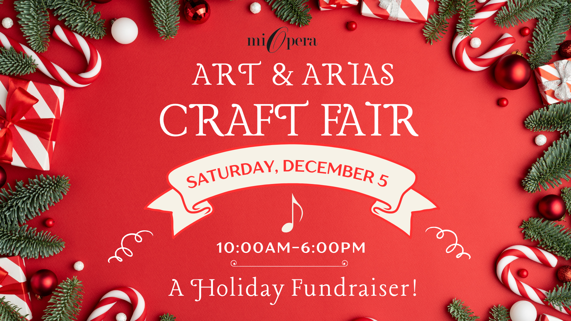 Art & Arias: A Holiday Craft Fair Fundraiser for MIOpera!