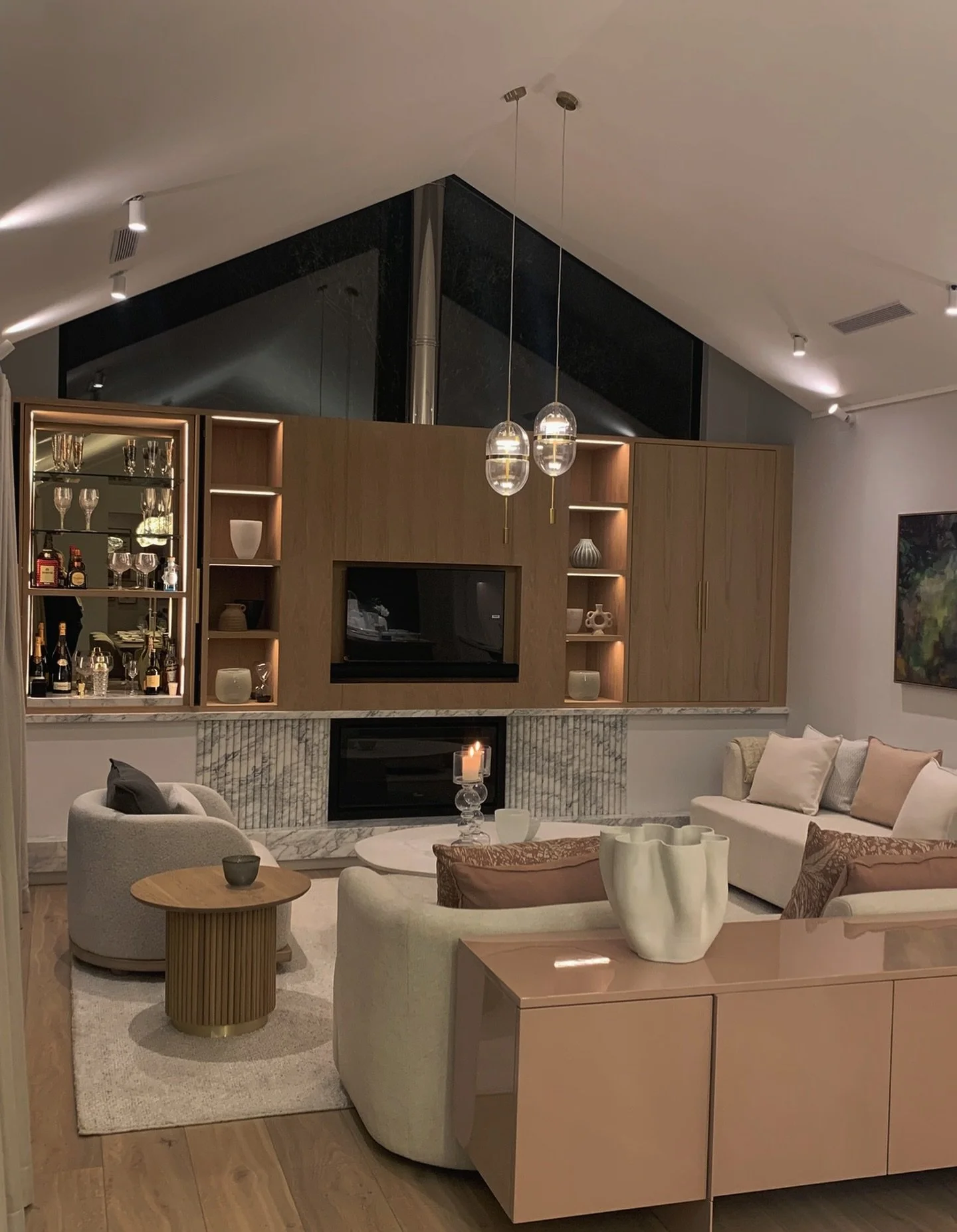 W I N T E R  W A R M T H &mdash; 

This gorgeous little home in Pretoria was lovingly transformed  by @louise_o.architects, @salt_and_light_design and  @gregorymarklandscapes.

Our client wanted lots of light and warmth, flowing spaces, and  luxuriou