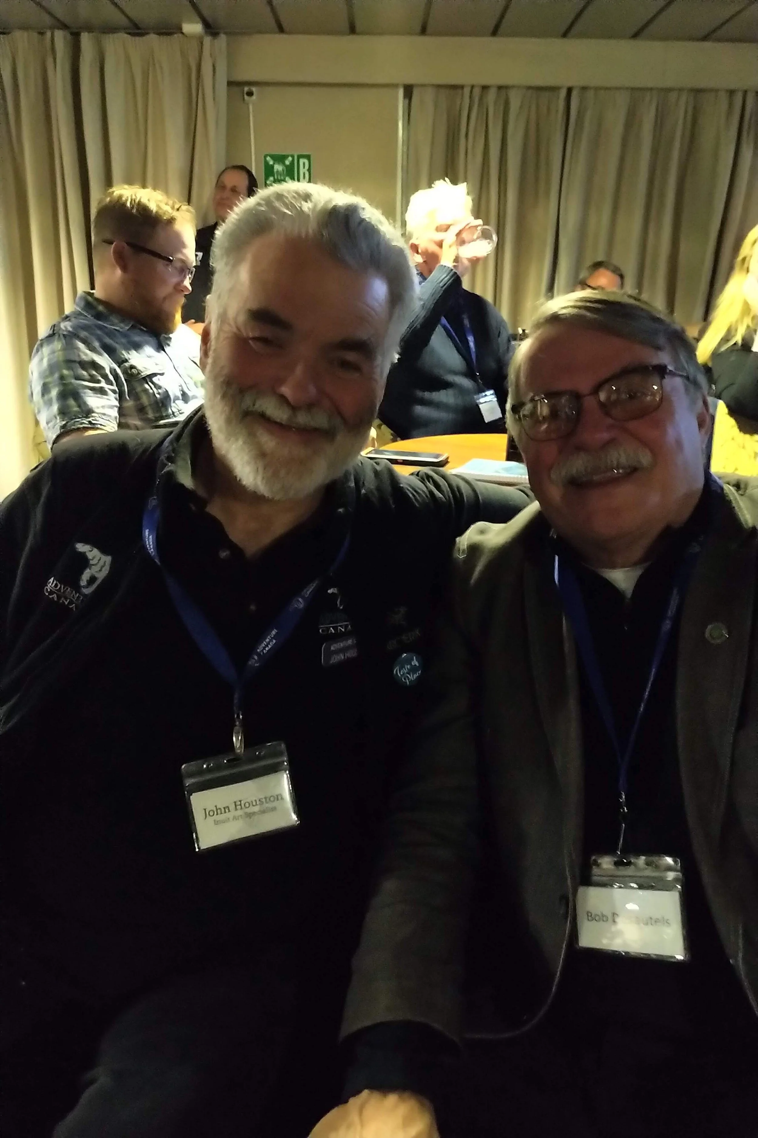 John Houston and myself