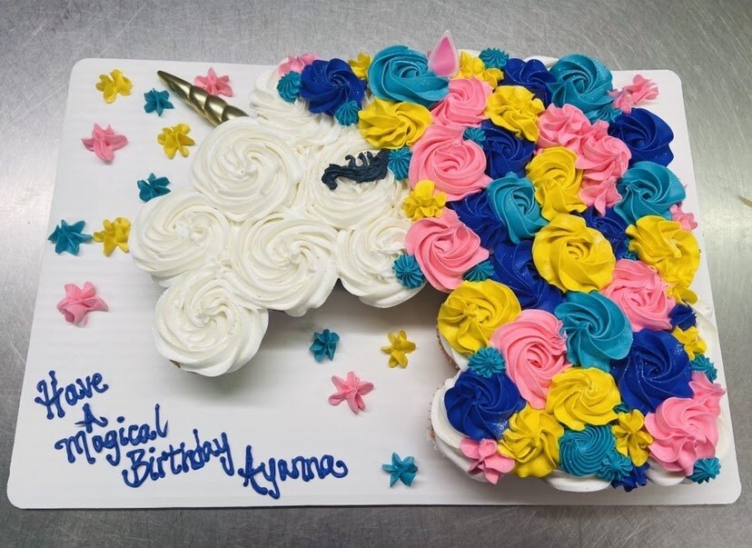 Unicorn Pull-a-Part Cupcake Cake