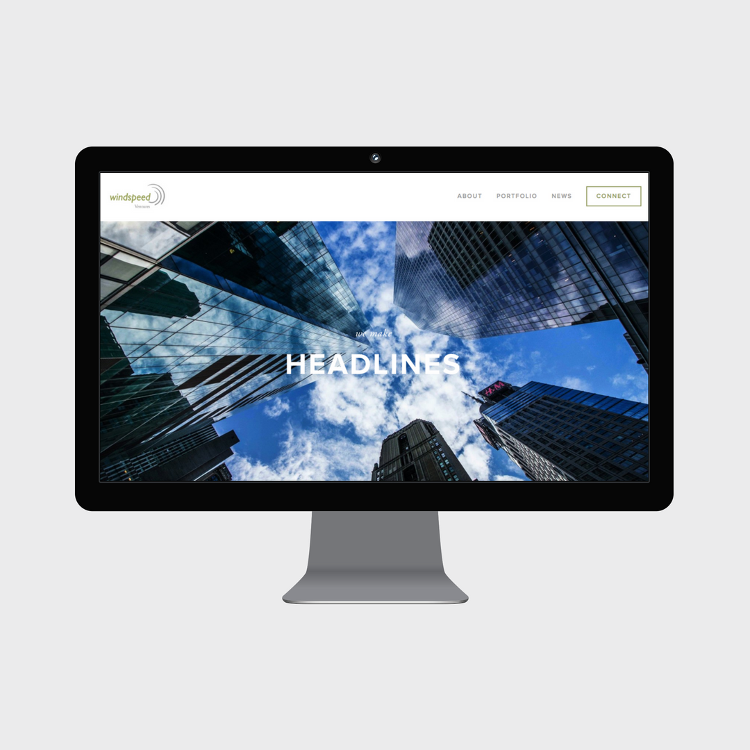 Update Old Website to Squarespace Venture Capital Firm Windspeed Ventures New News Desktop.png