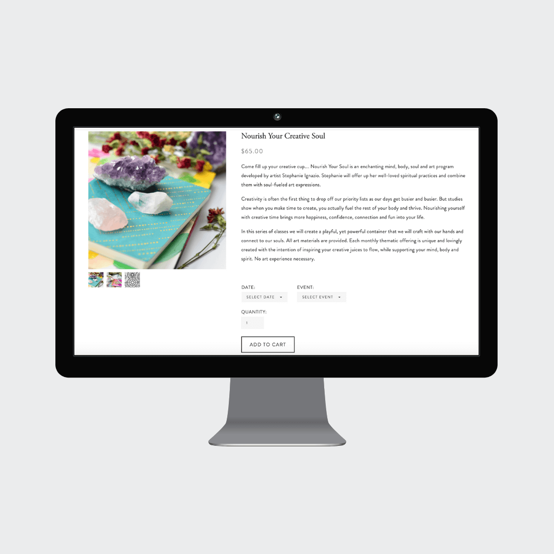The Crafted Studio Squarespace Commerce Website — Grey Barn Media ...