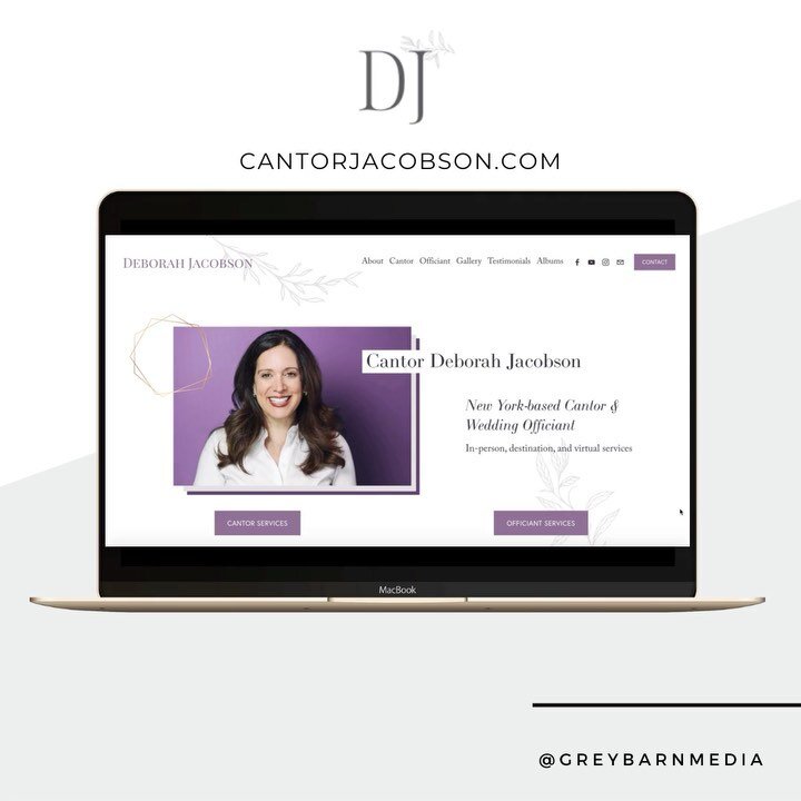 ✨Congratulations to NY-based @jacobsondeborah on the launch of her new site. It was a pleasure working virtually one-on-one throughout the process.
.
.
.
#squarespace #webdesign #getempowered #greybarnmedia #womeninbusiness #smallbusiness #femaleentr