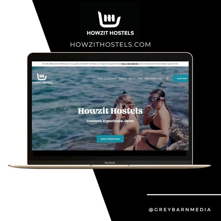 🌺Aloha! ✨Happy to announce a new site for Howzit Hostels, located on the island of Maui, is officially launched! Thoroughly enjoyed working virtually with this fabulous team who offer daily excursions for their guests! Maybe a trip to Hawaii is in t