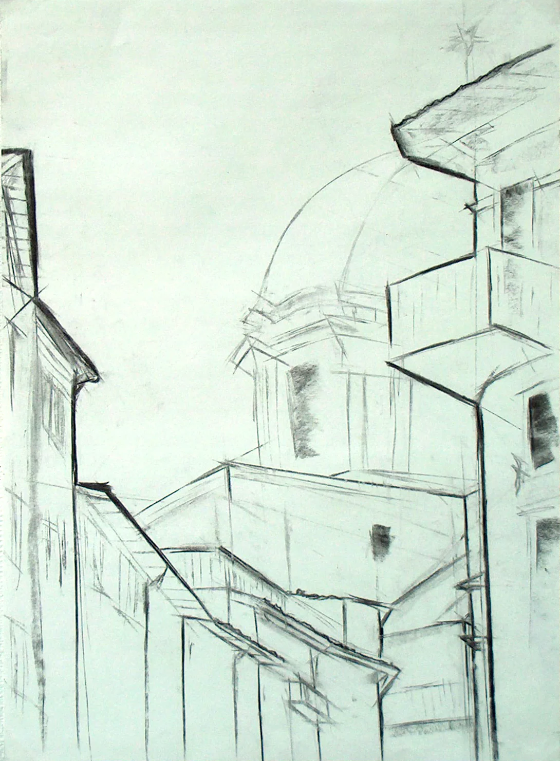St. Andrea Della Valle (Study Sketch)