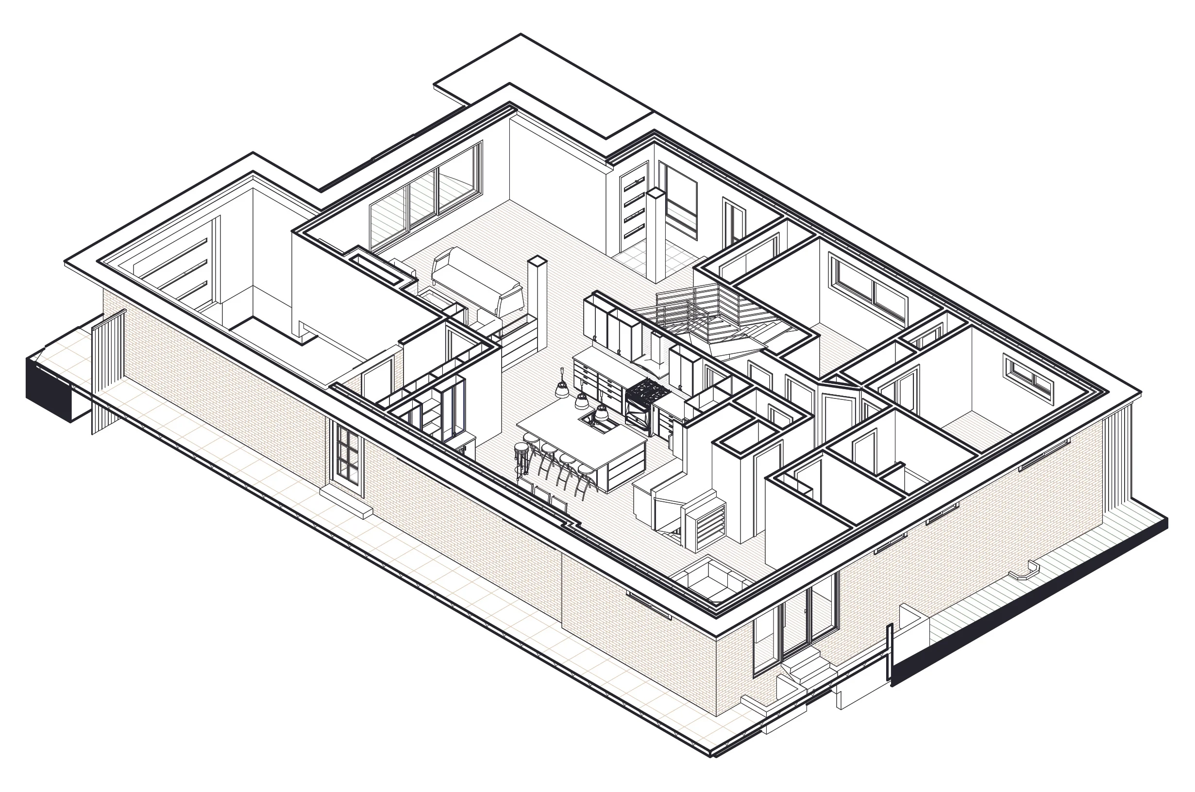 Axonometric - SE View