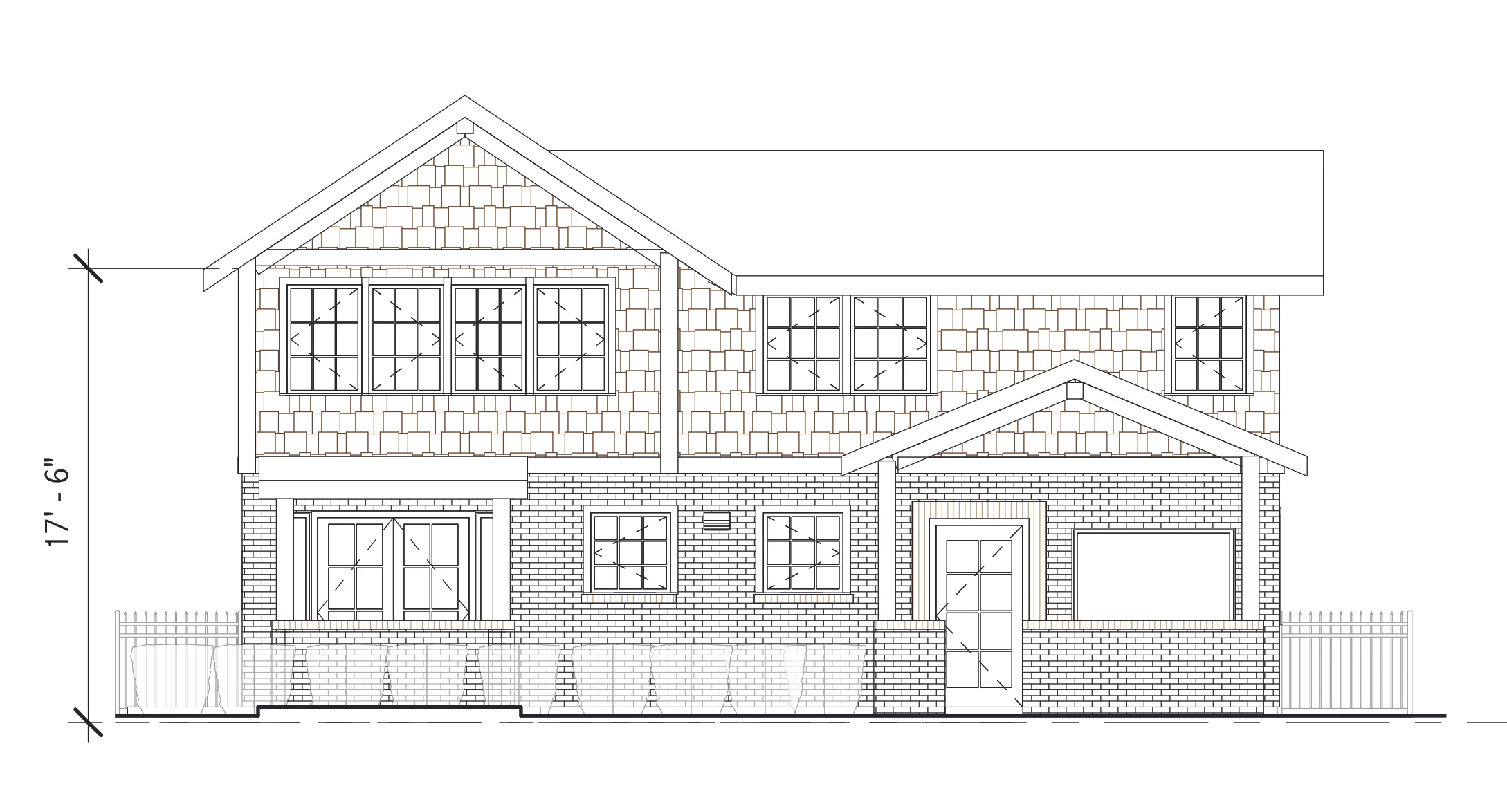 Front/East Exterior Elevation