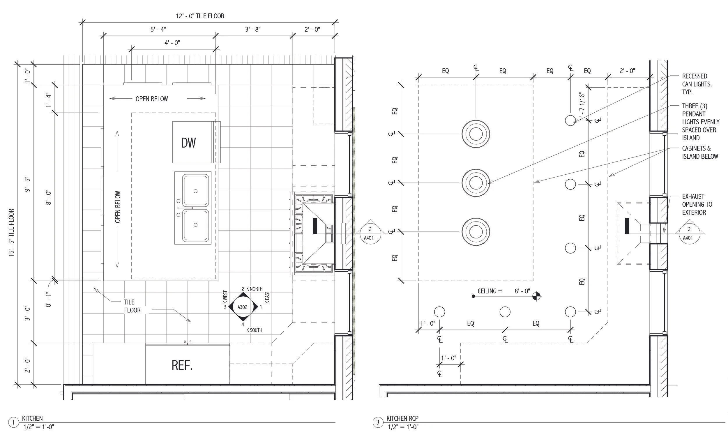 Kitchen Plan & RCP