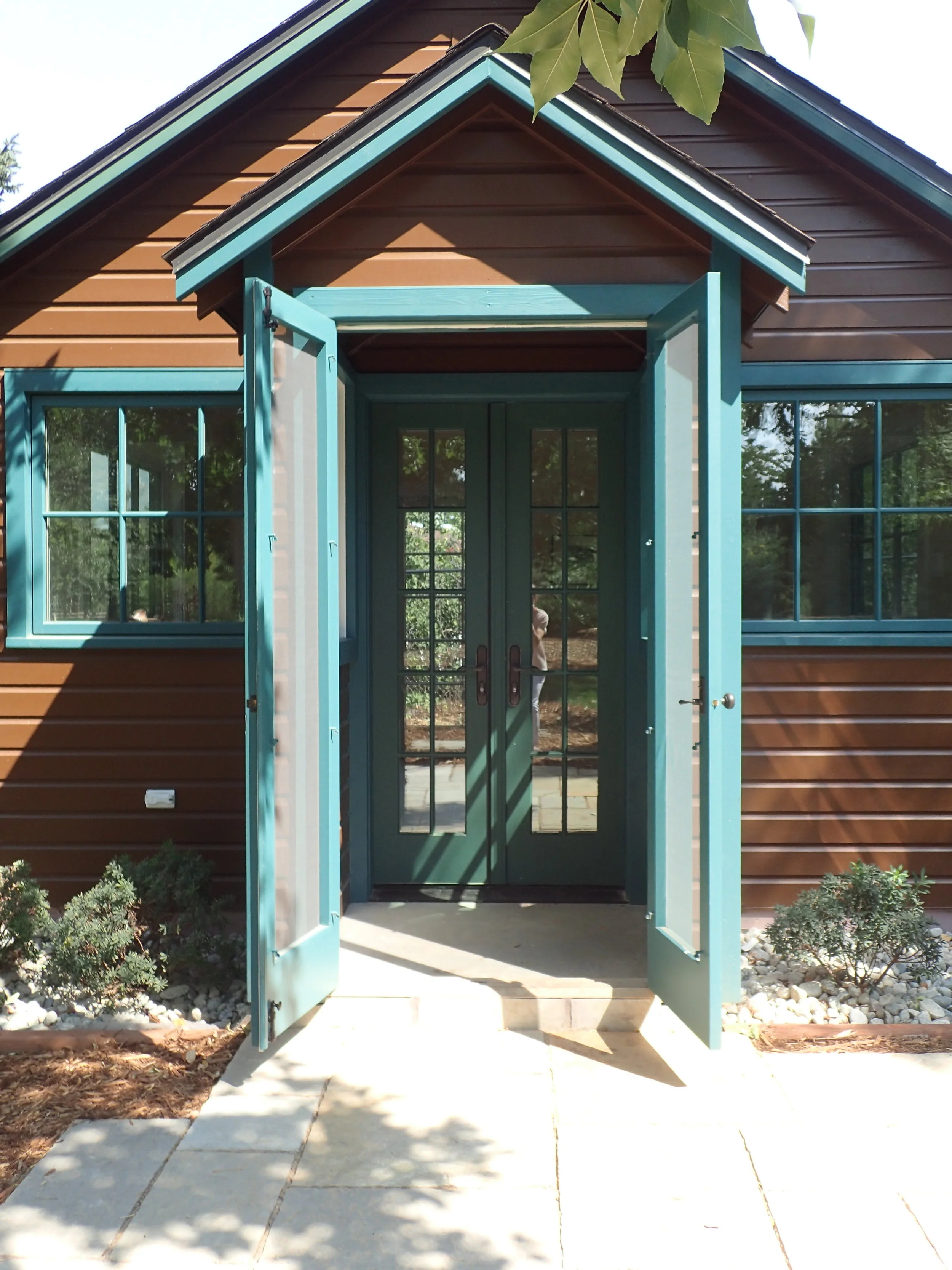 View of the entry vestibule.