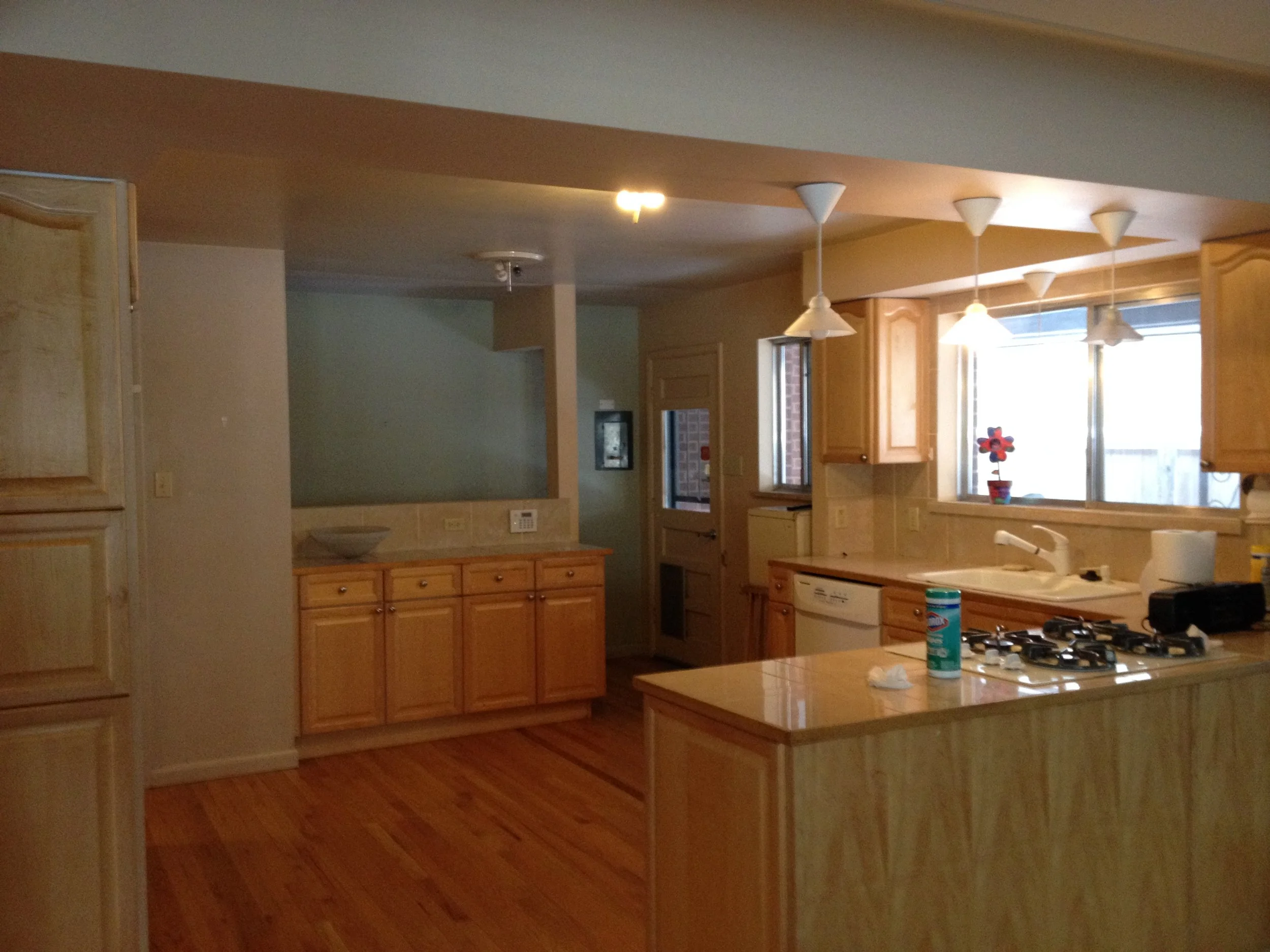 Pre-construction view of Kitchen